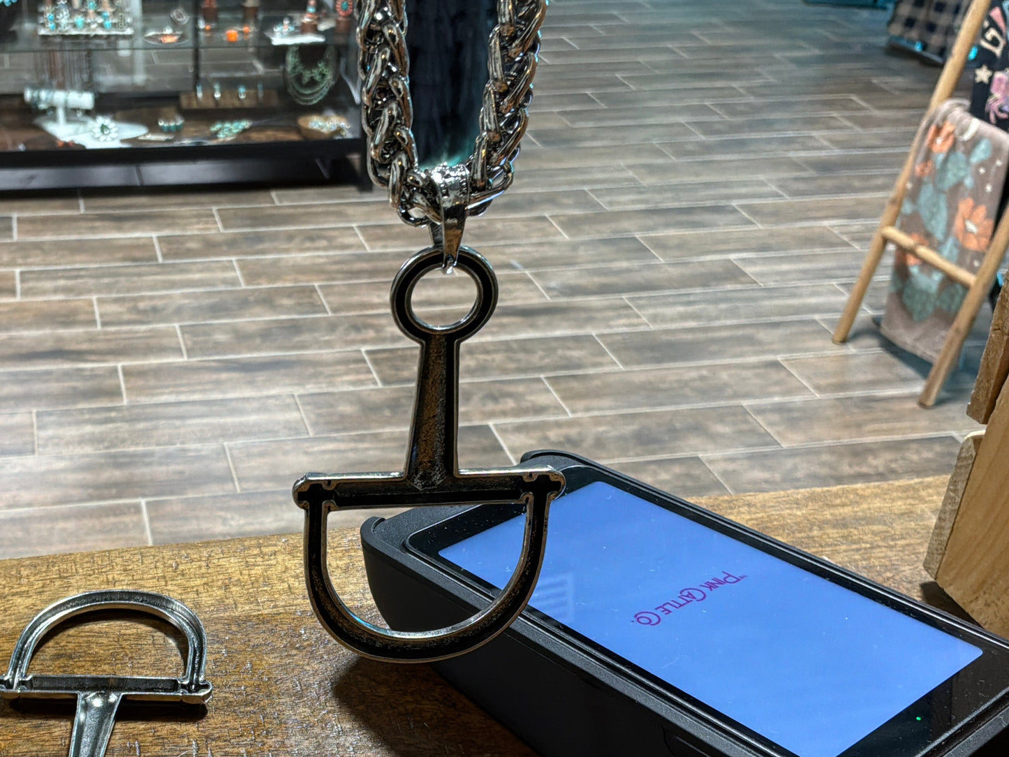 Big Saddle Bit Chain Necklace