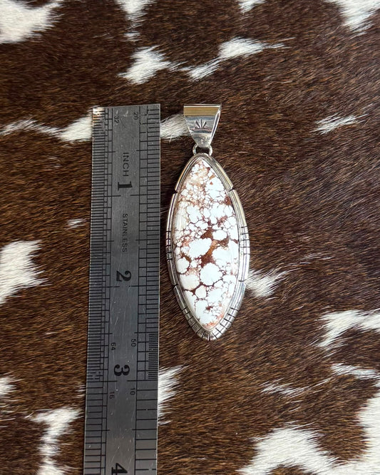 Wild Horse Marquise Pendant *Native