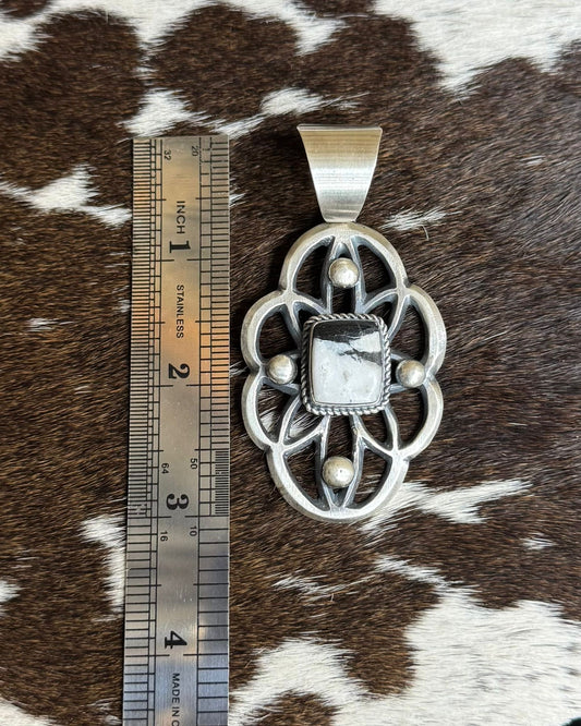 White Buffalo Pendant *Native