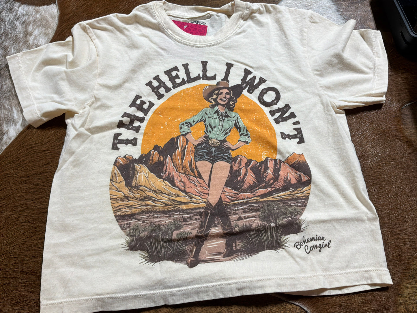 The Hell I Won’t Crop Tee