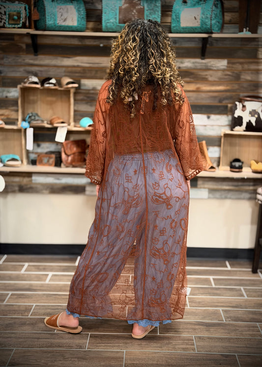 Western Lace Duster