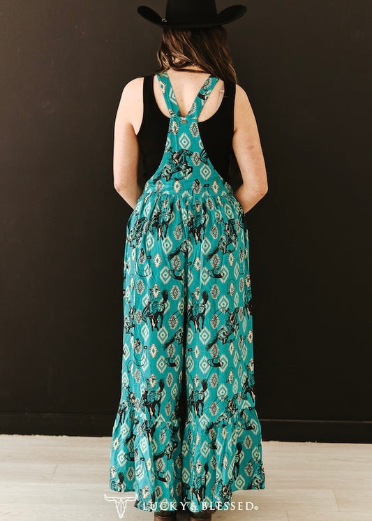 Wild Ride Romper *Turquoise