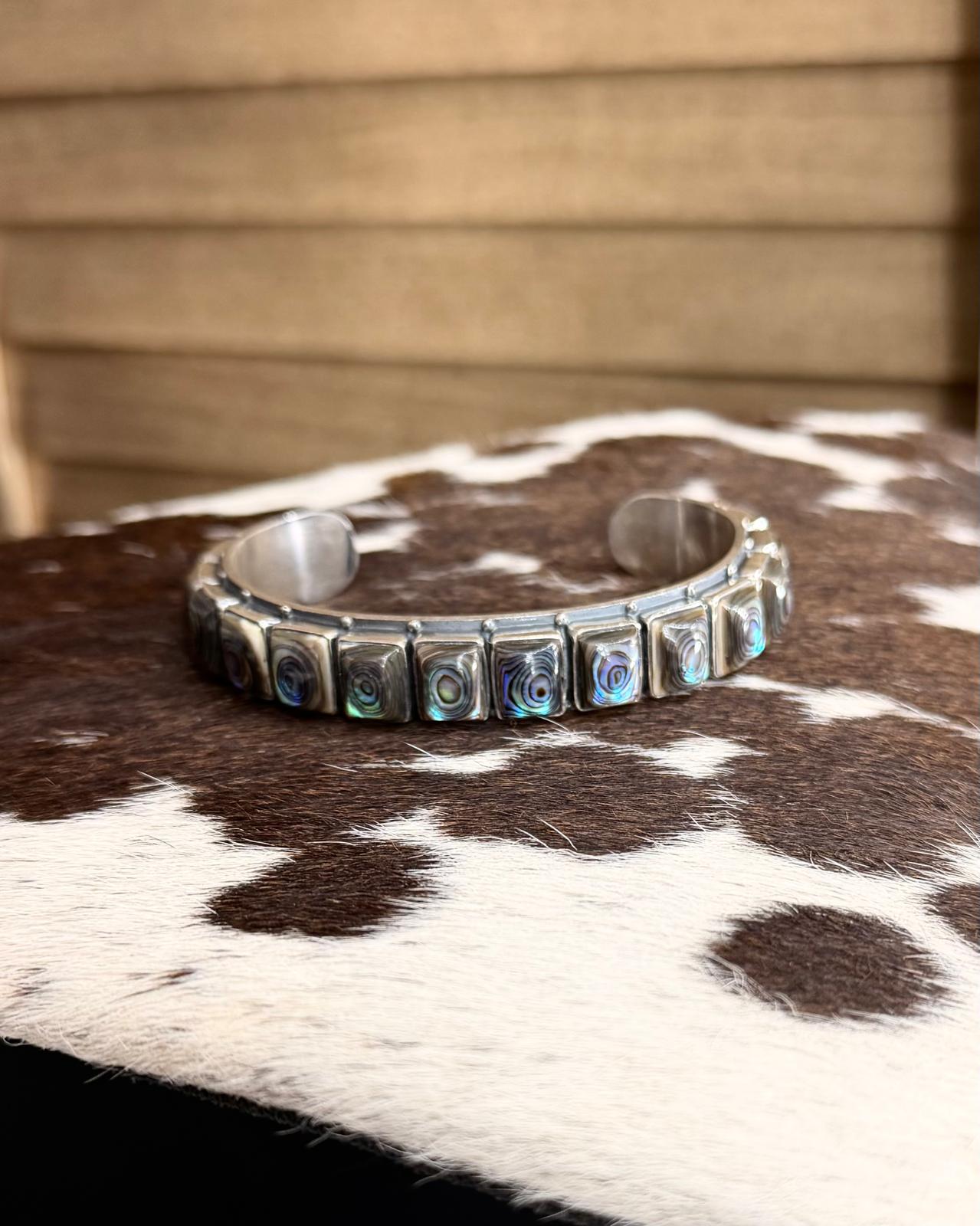 Federico Jimenez Abalone Muti Square Cuff *Native