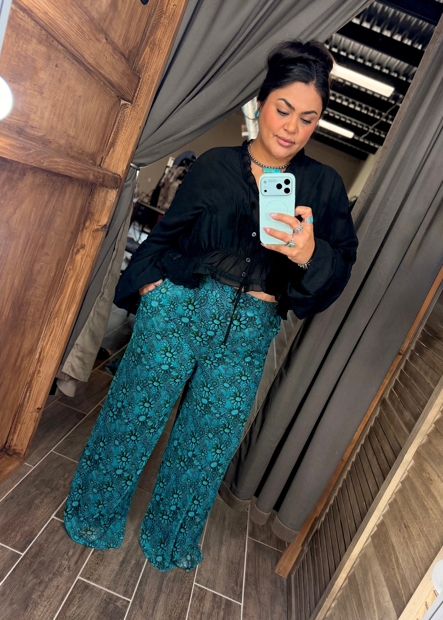 Turquoise Gal Pants