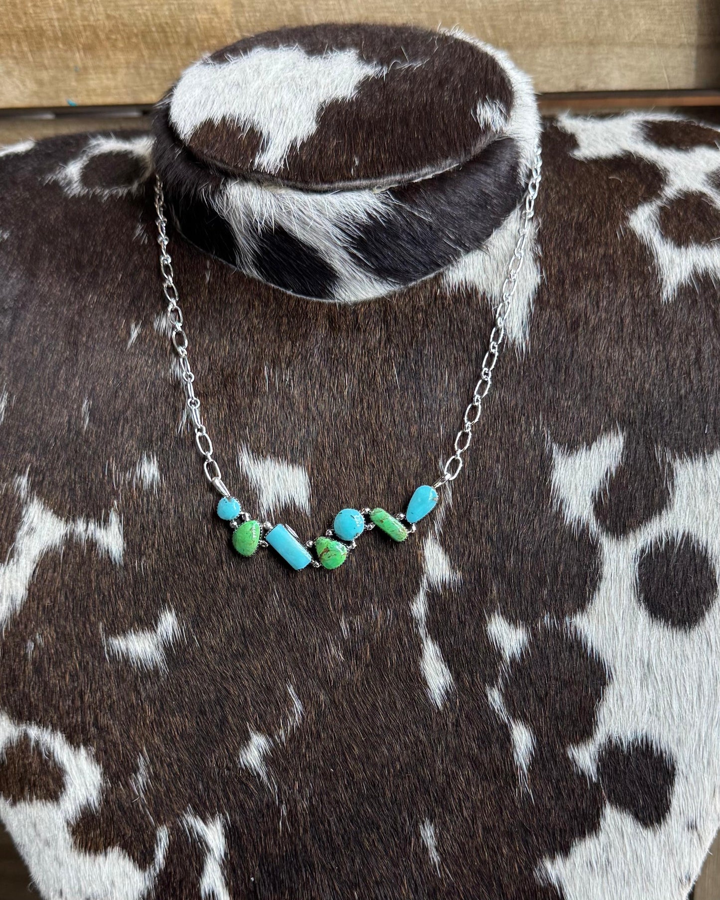 21” Dainty Pebbled Necklace *Native