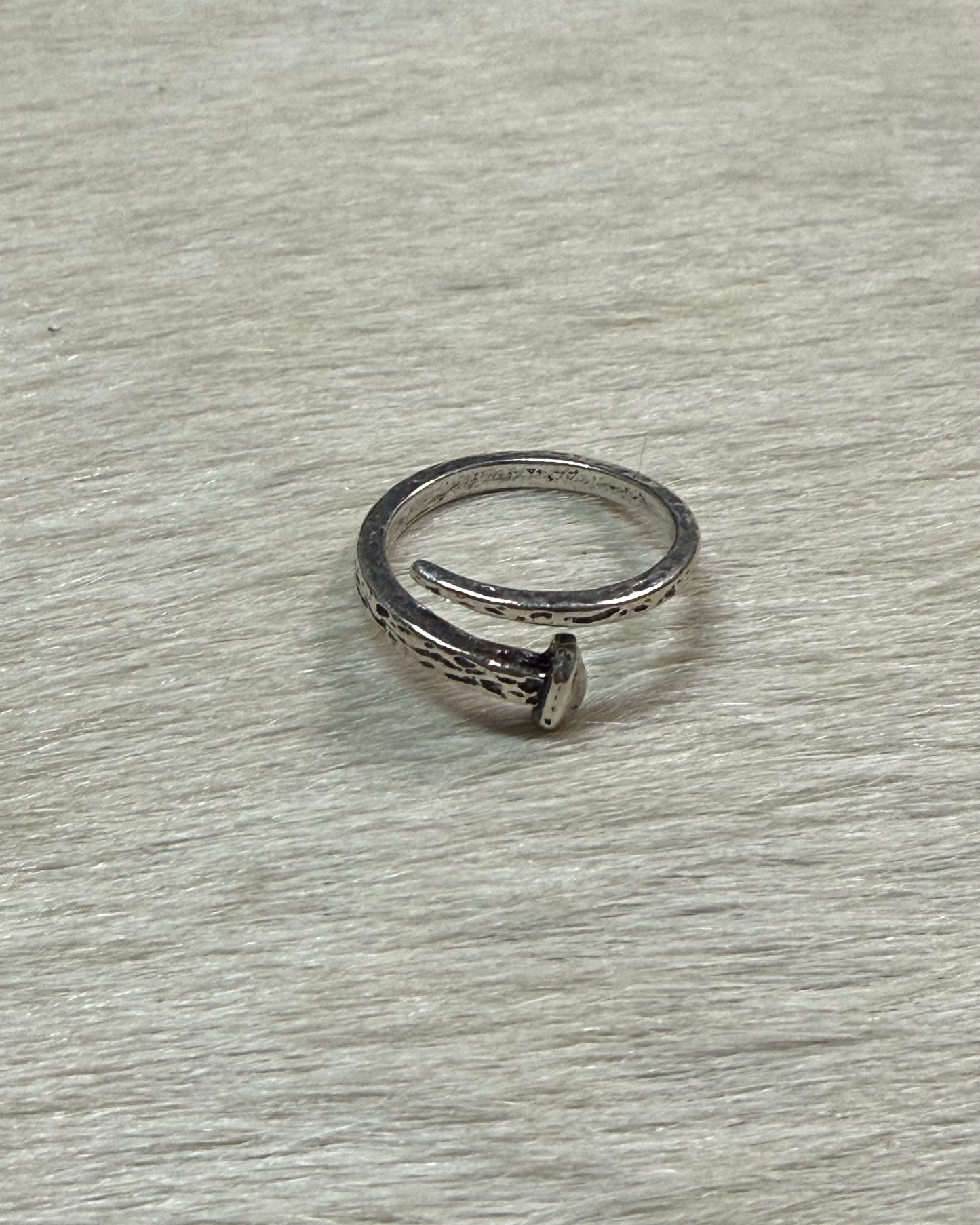 Sterling Nail Ring