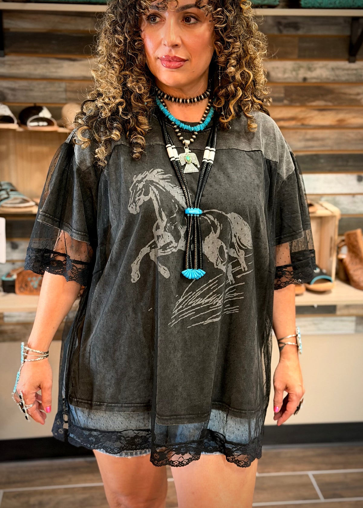 Wild Horse Lace Tee