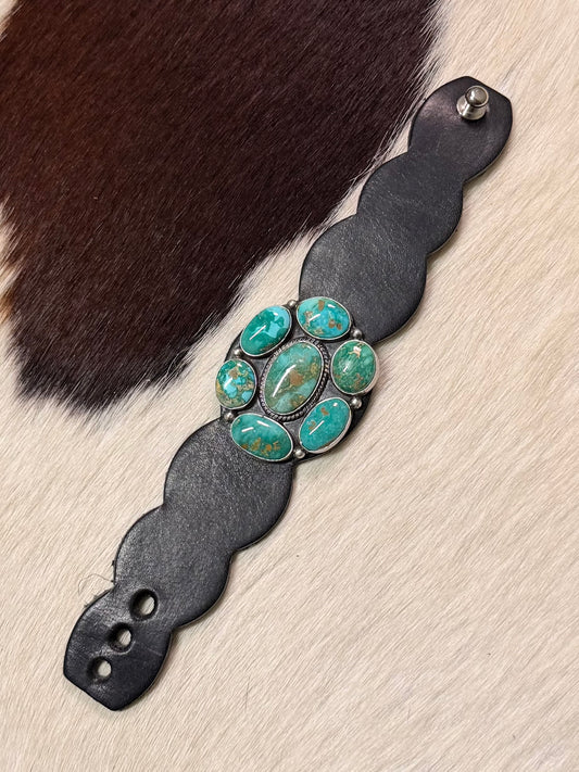G. James Sonoran Leather Cuff Bracelet *Native
