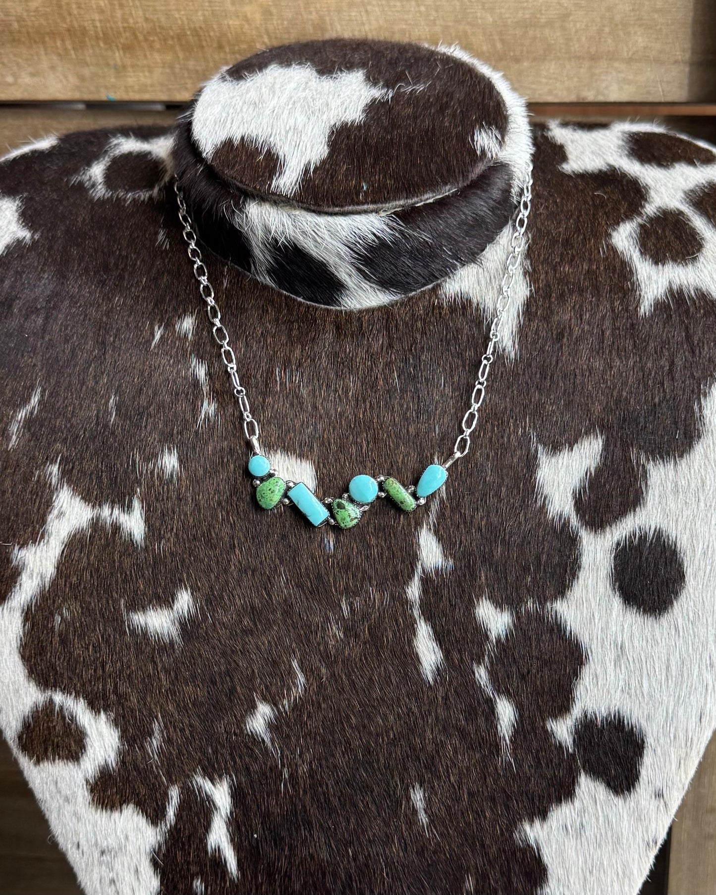 21” Dainty Pebbled Necklace *Native