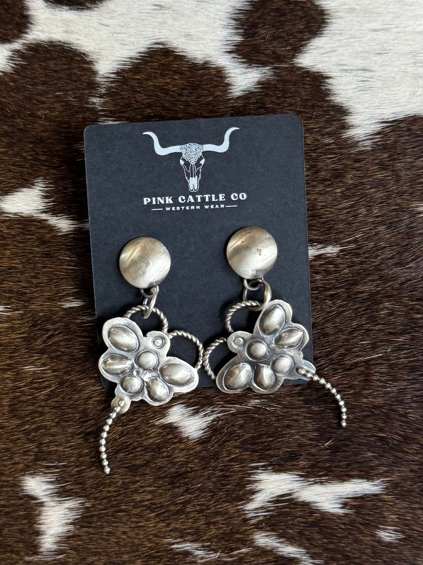 Sterling Silver Butterfly Earrings *Native