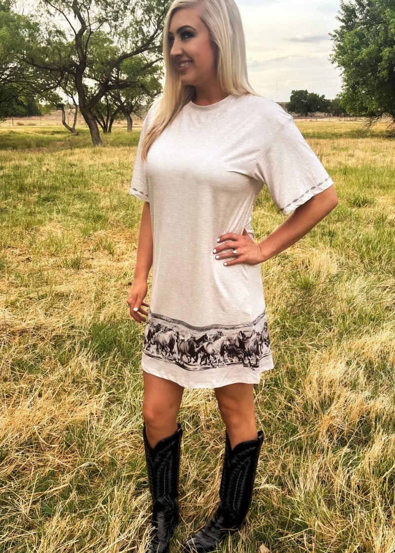 Silver Spur T-Shirt Dress
