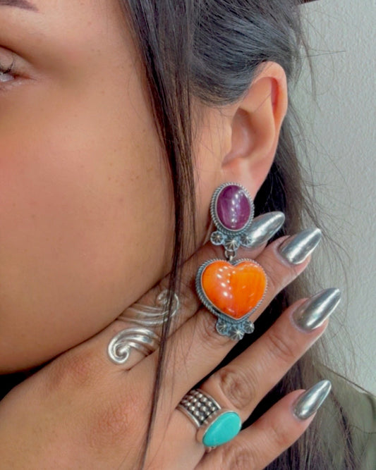 Spiny Heart Dangles *Native