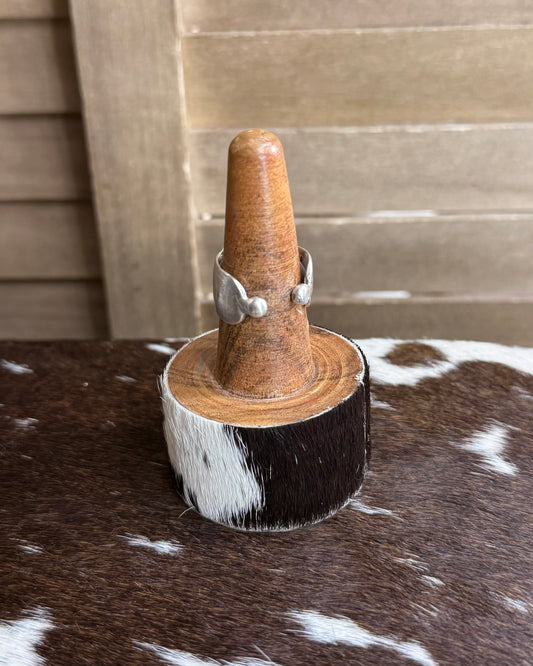 Emer Thompson 3 stone Ring Adj *Native