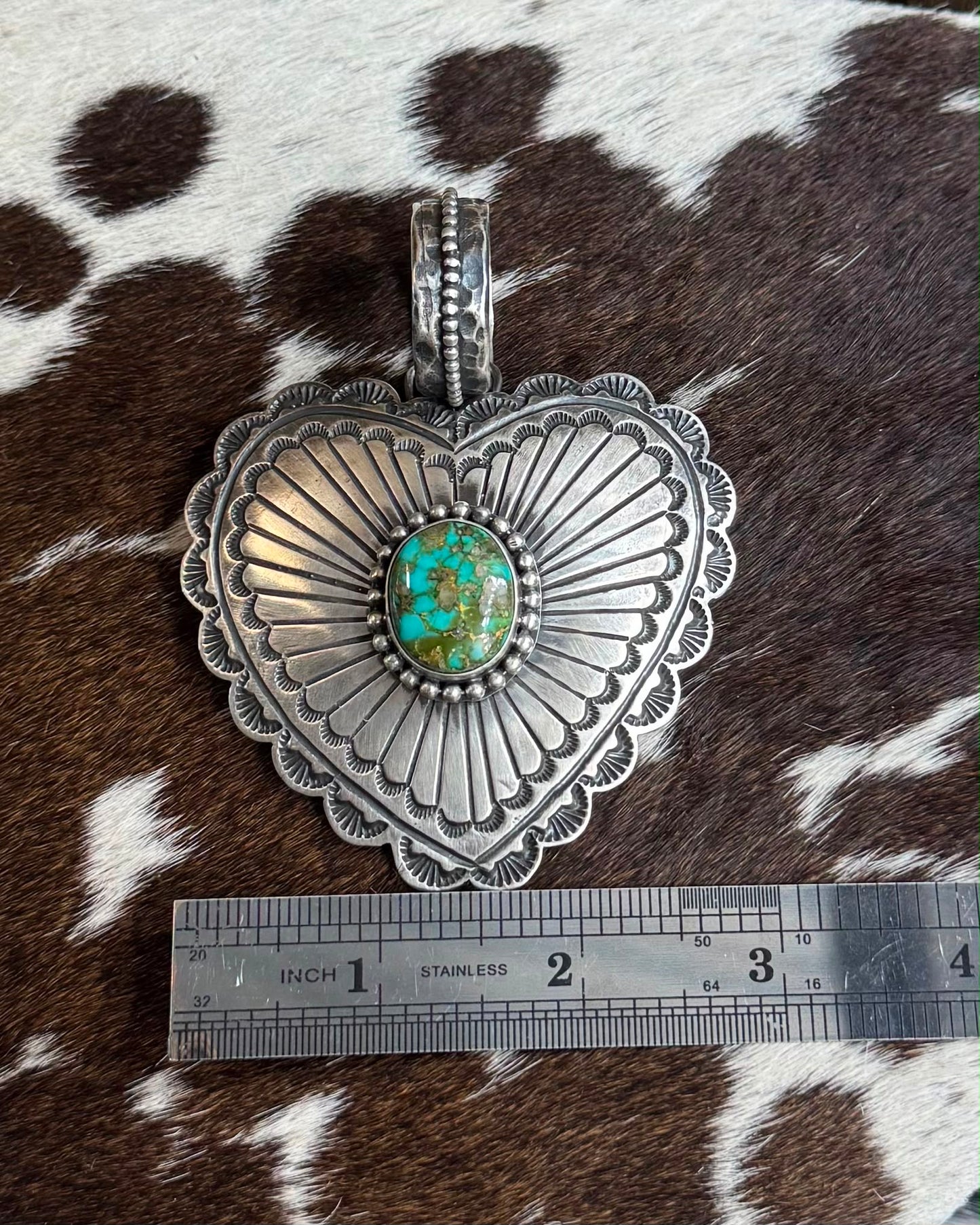 Sterling Heart Sonoran Pendant *Native
