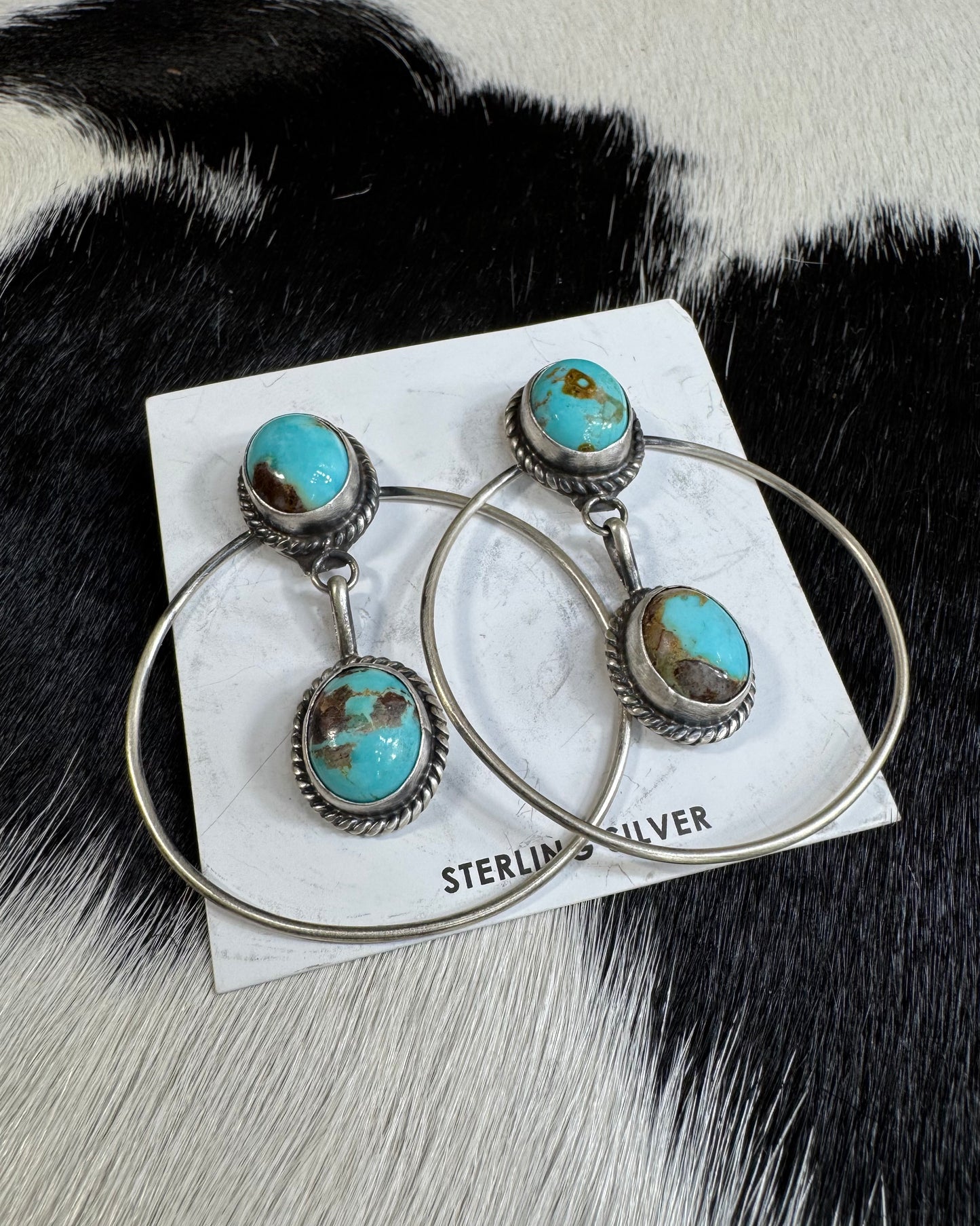 Judith Dixon Hoop Studs *Native