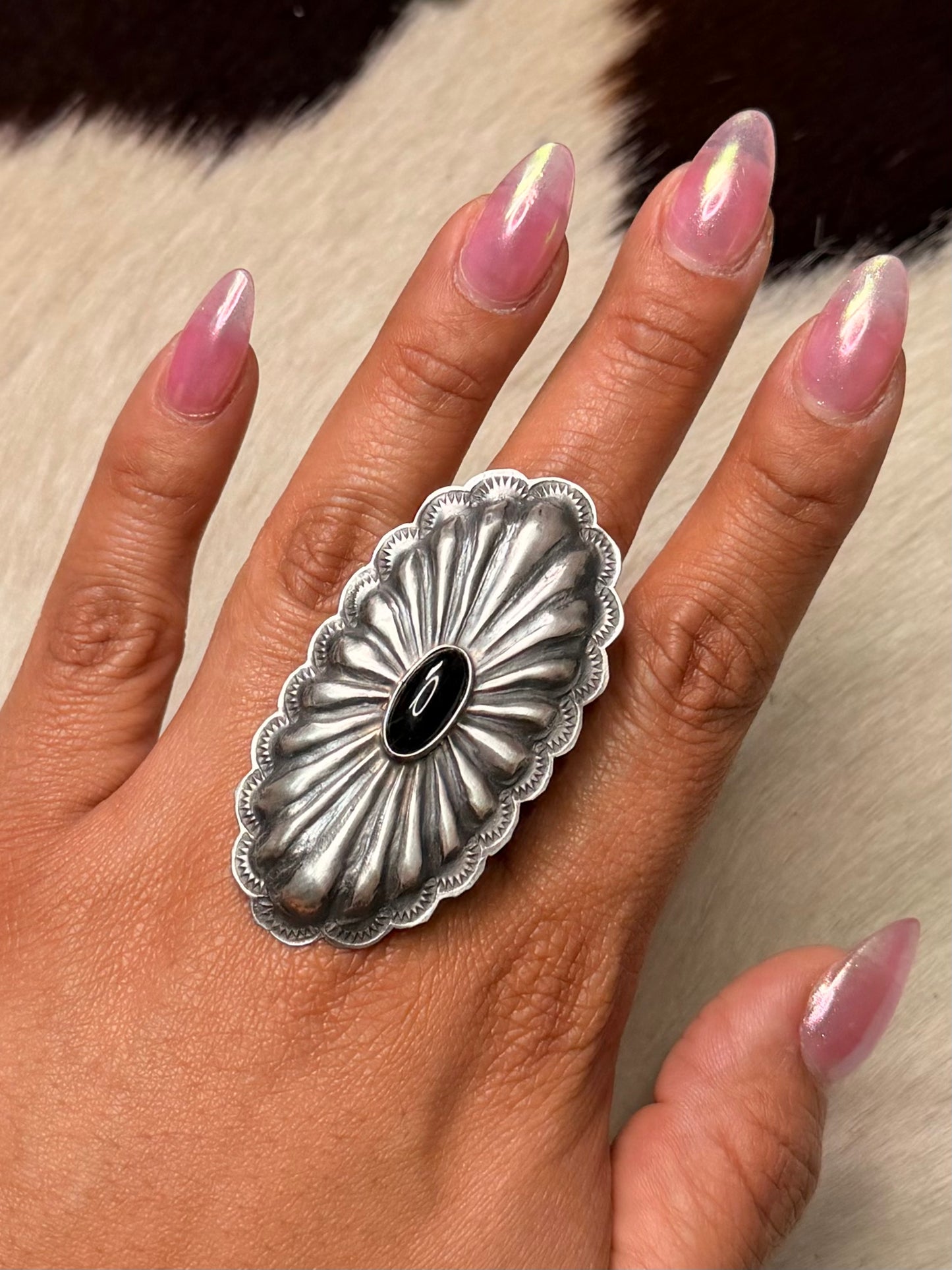 PRE-ORDER Rita Lee Onyx Ring *Native