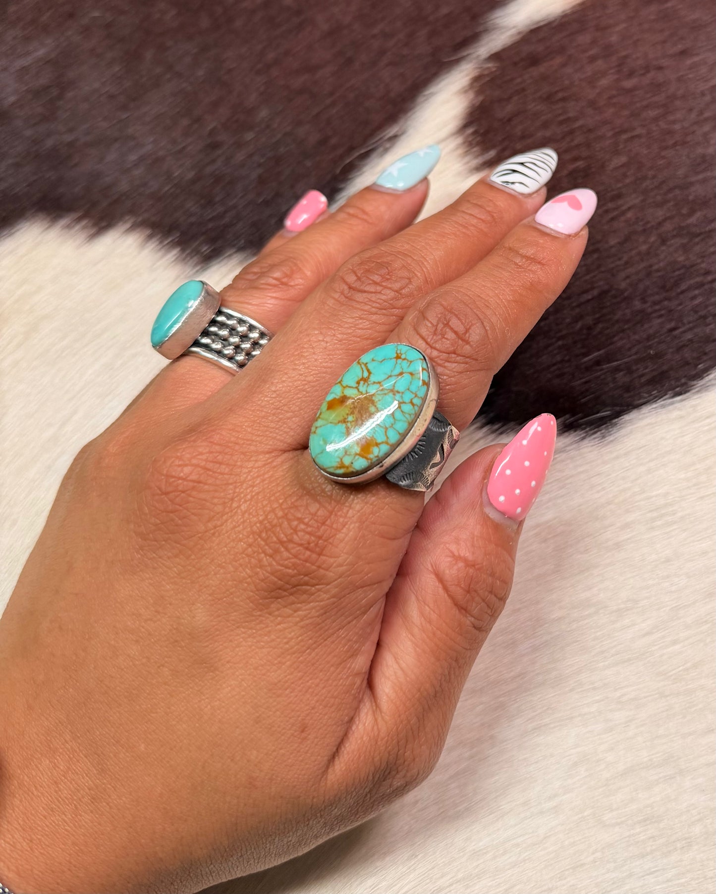 Kimmi Kings Manssa Turquoise Ring *Native