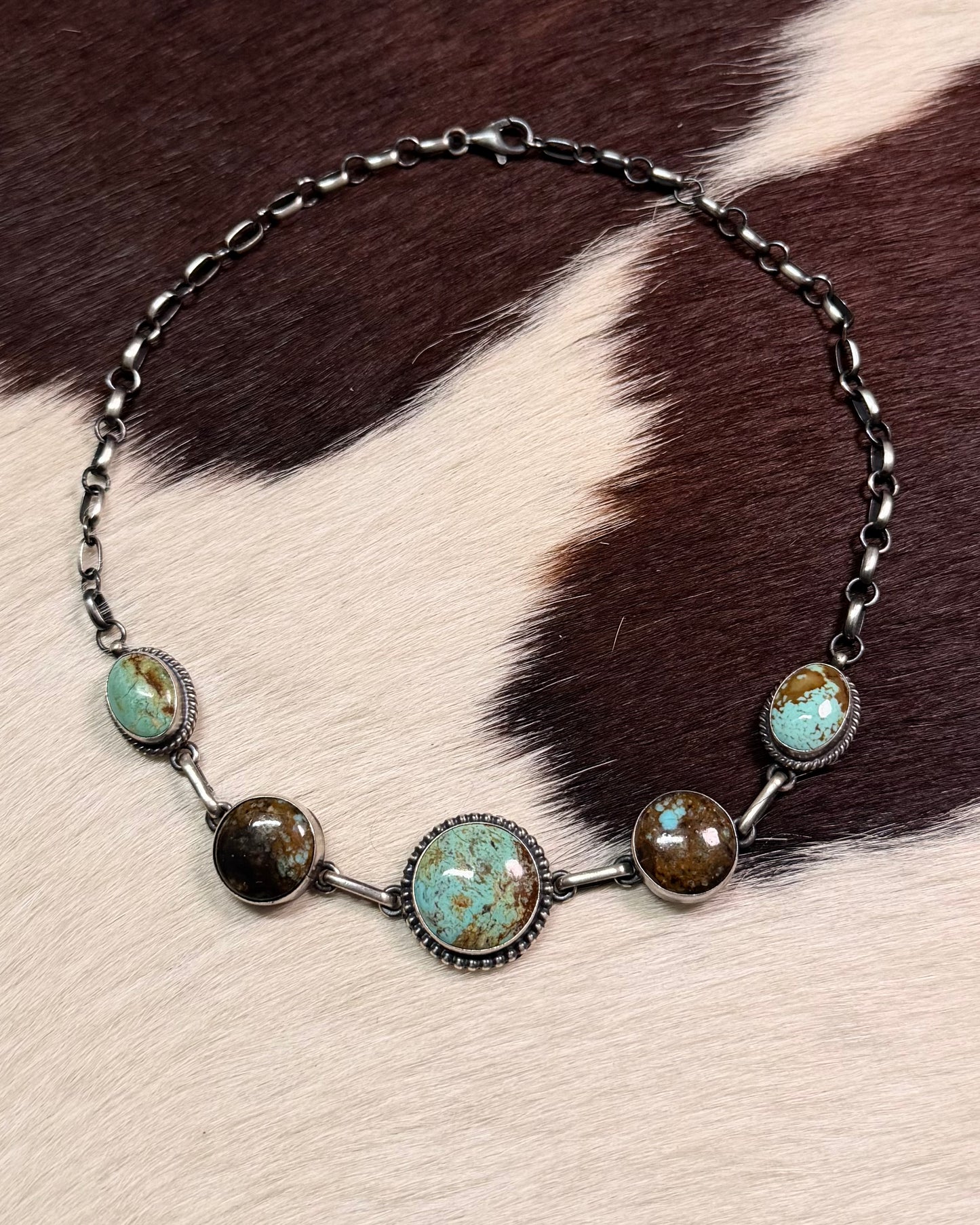 16” Blue Horizon Turquoise Choker *Native