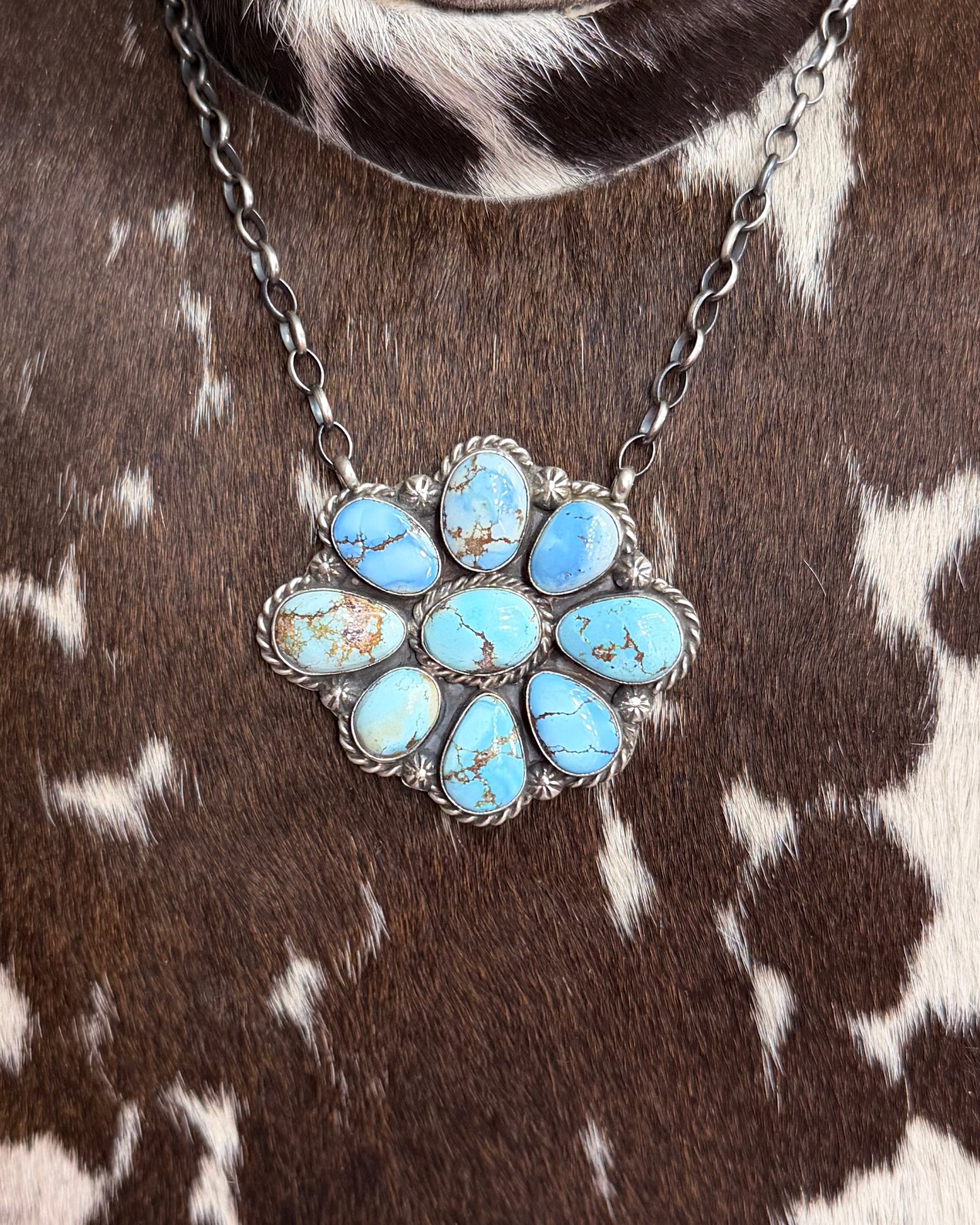 Augustine Largo XL Golden Hills Cluster Necklace *Native