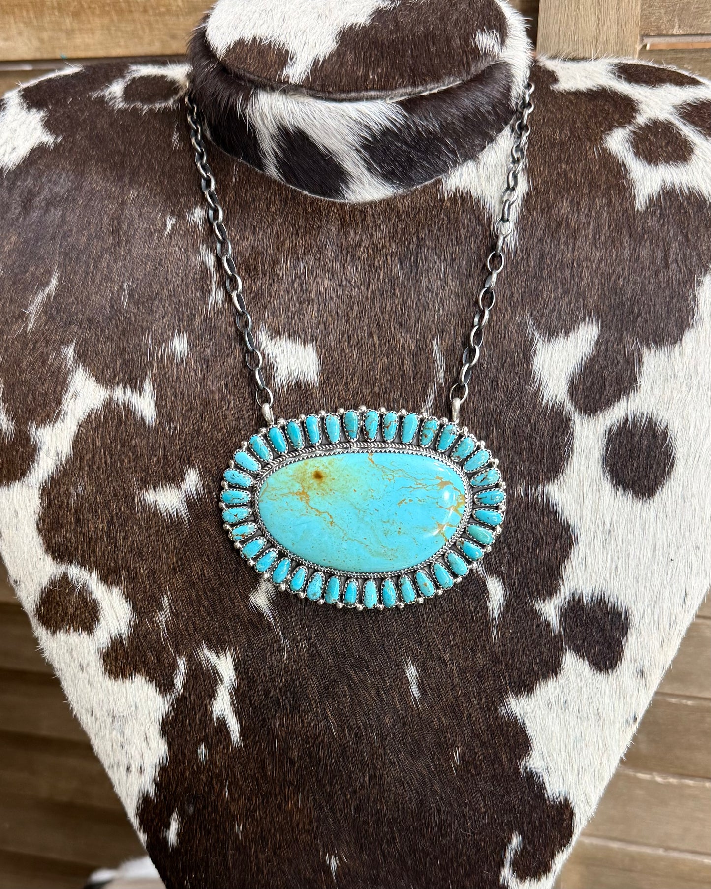 Juspert Wilson XL Kingman Slab Necklace *Native