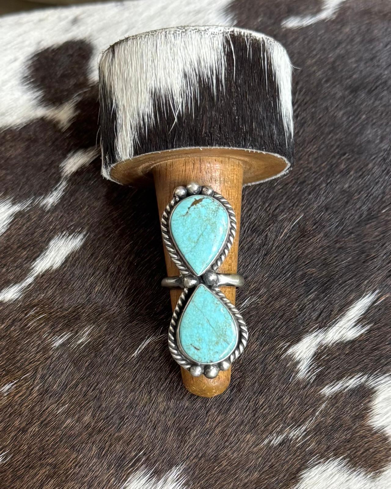 Double Stone Adj Ring *Native