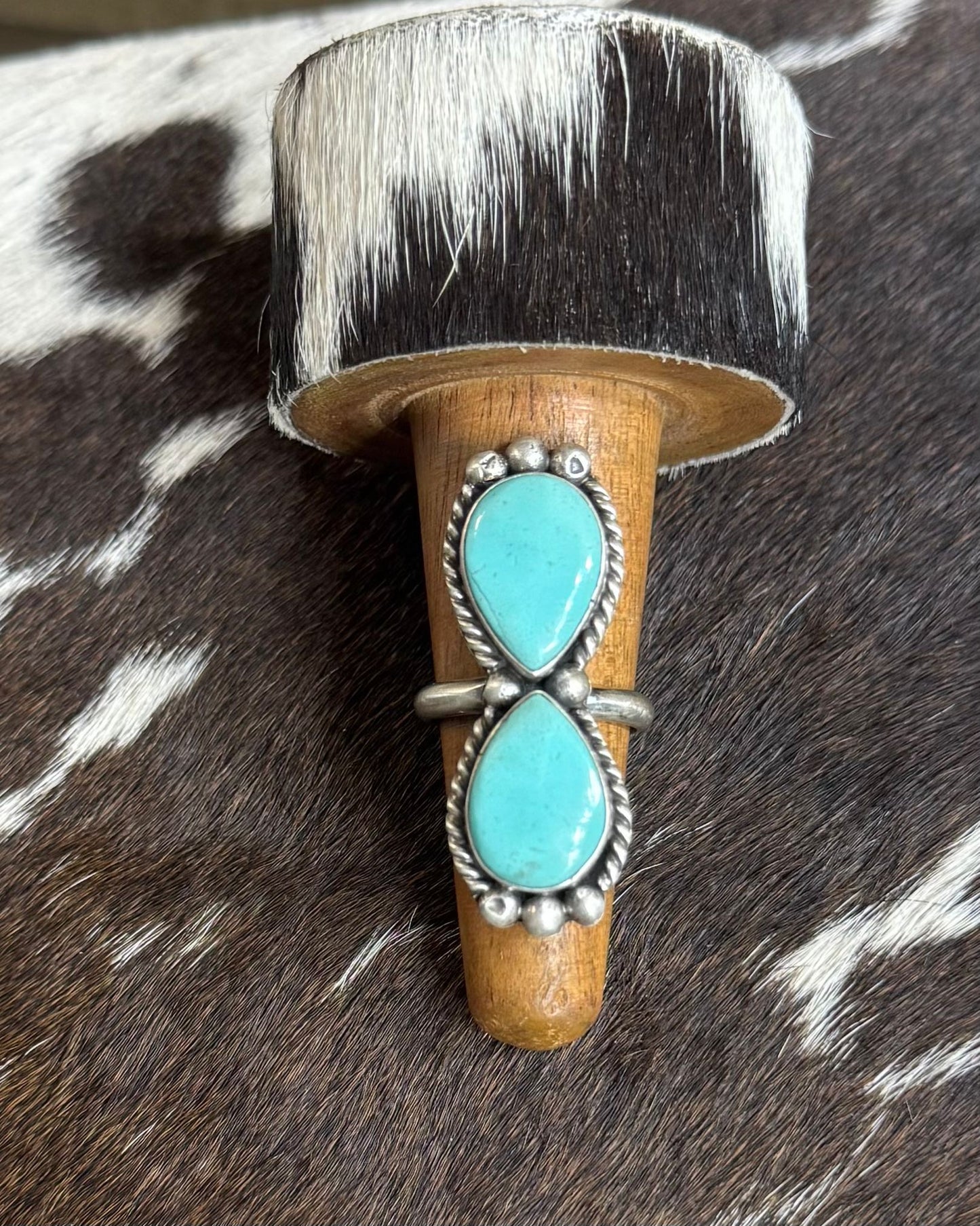 Double Stone Adj Ring *Native