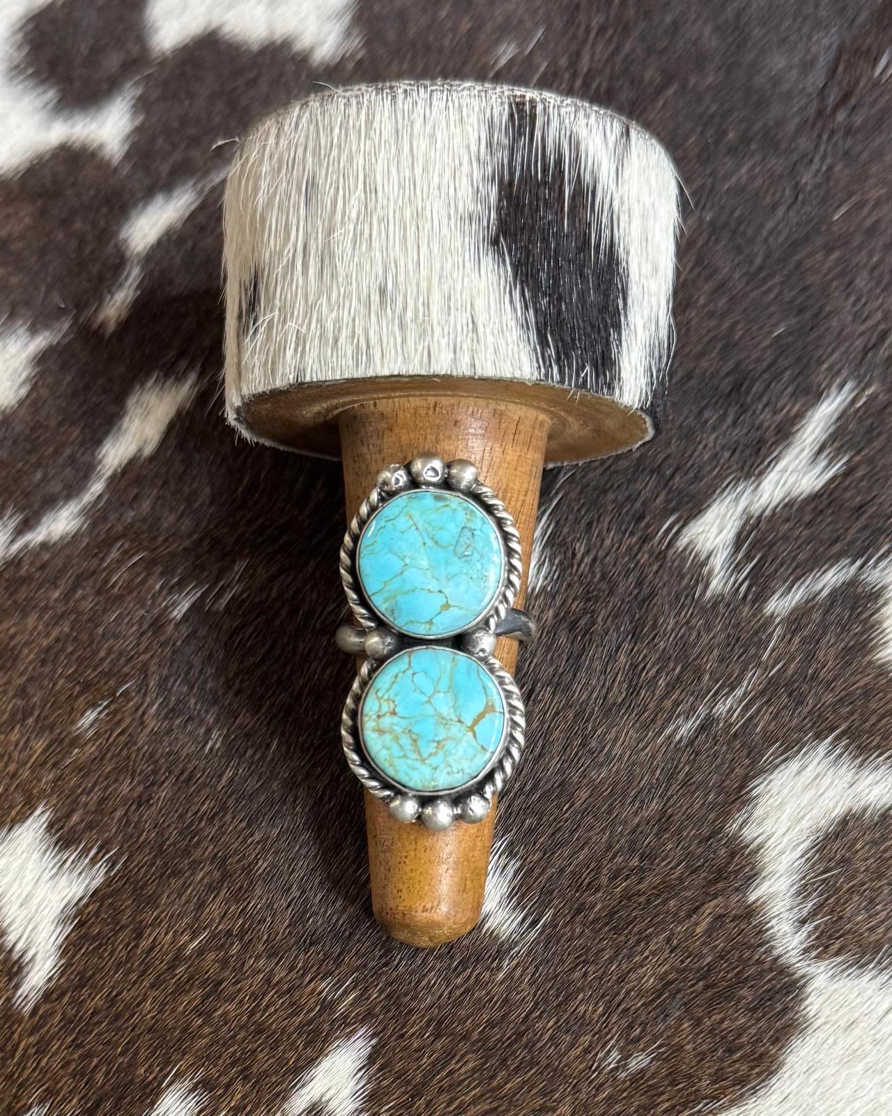 Double Stone Adj Ring *Native