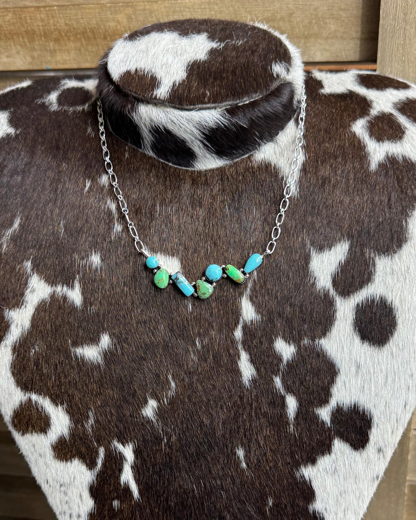 21” Dainty Pebbled Necklace *Native