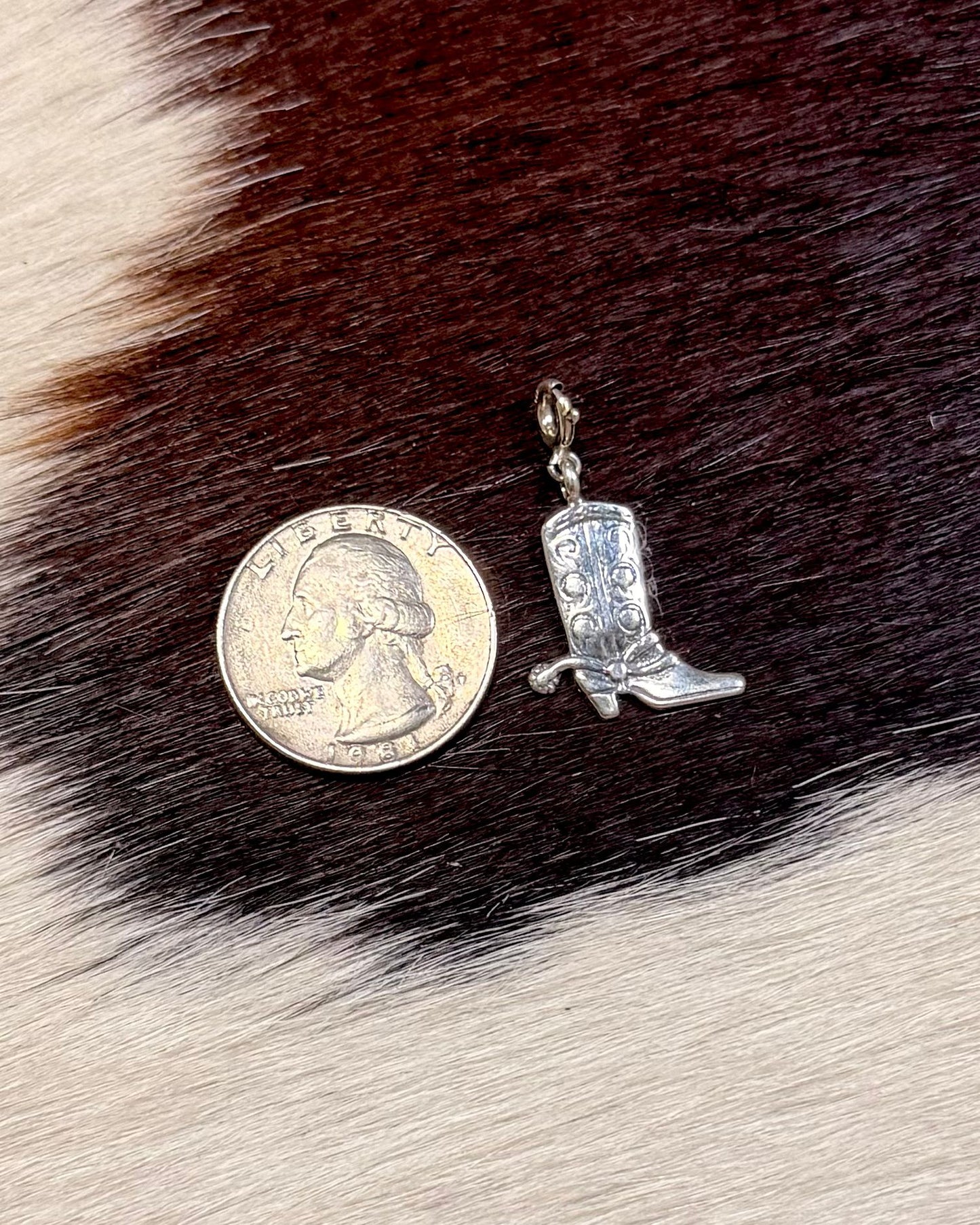 Silver Boot Charm