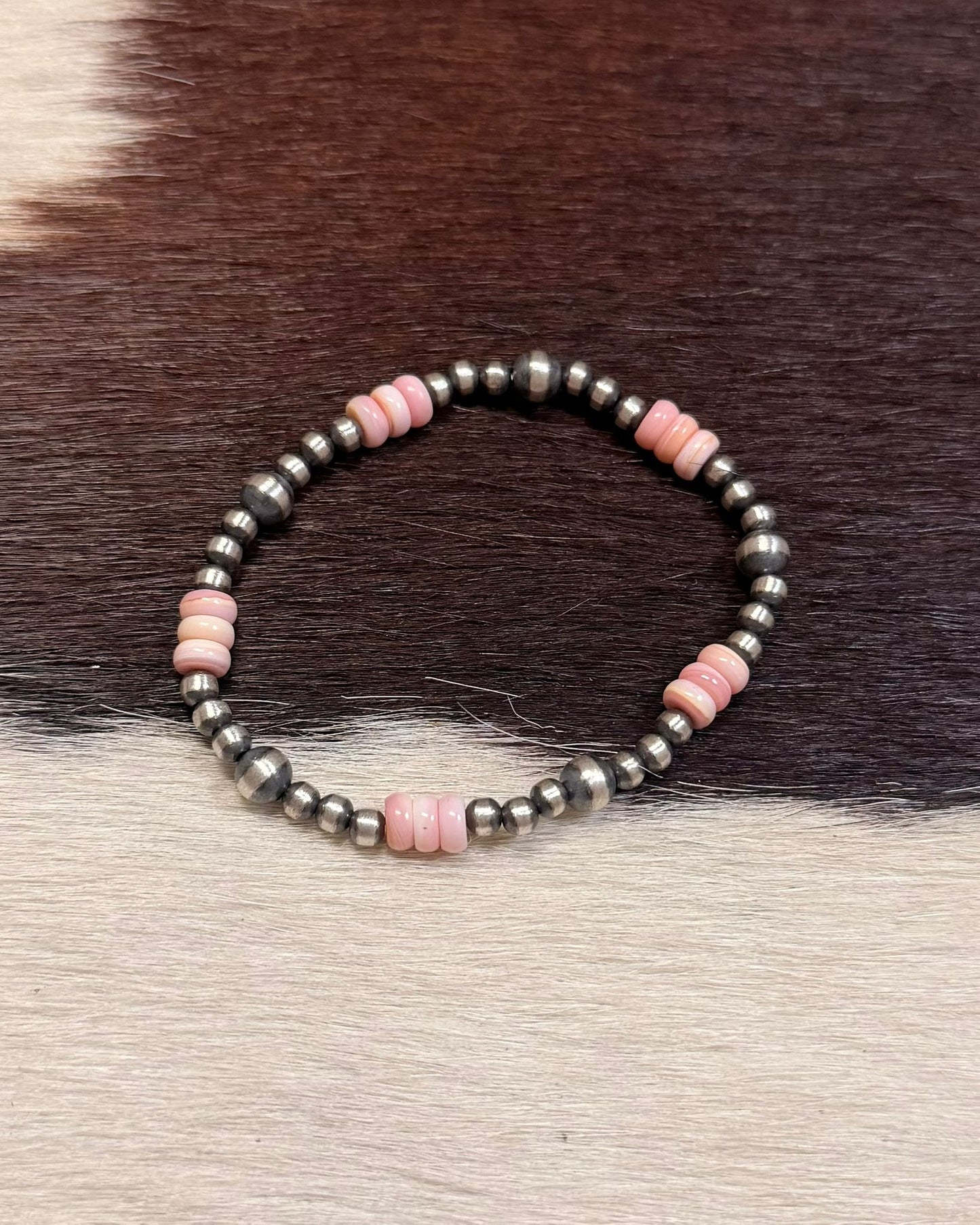 Pink Conch Pearl Bracelet