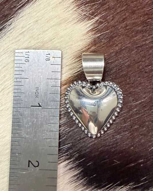 Heart Puffy Pendant * Native