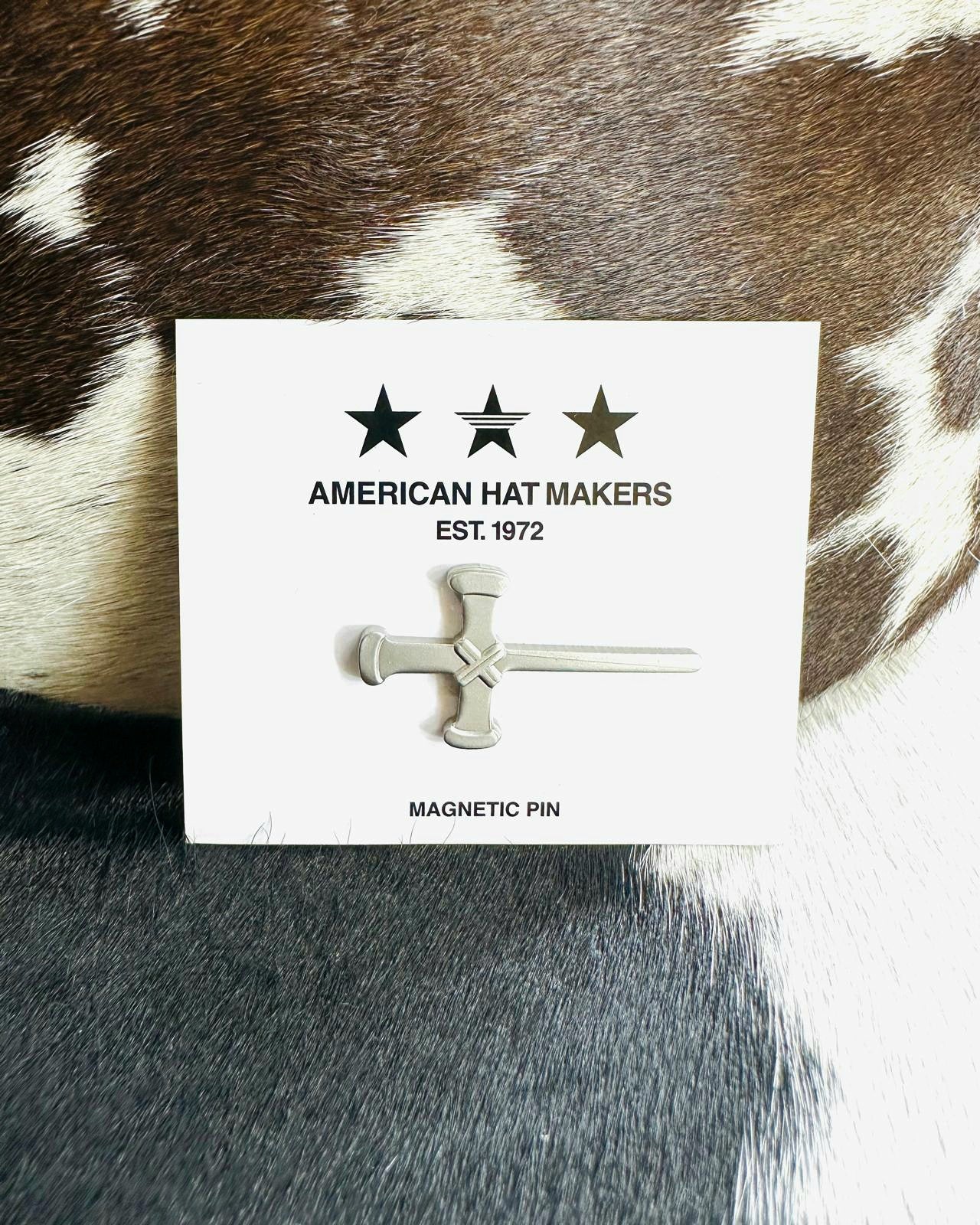 Nail Cross Magnetic Pin