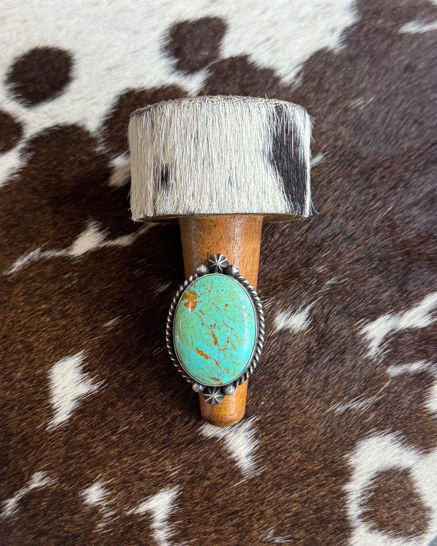 Turquoise Round Ring *Native