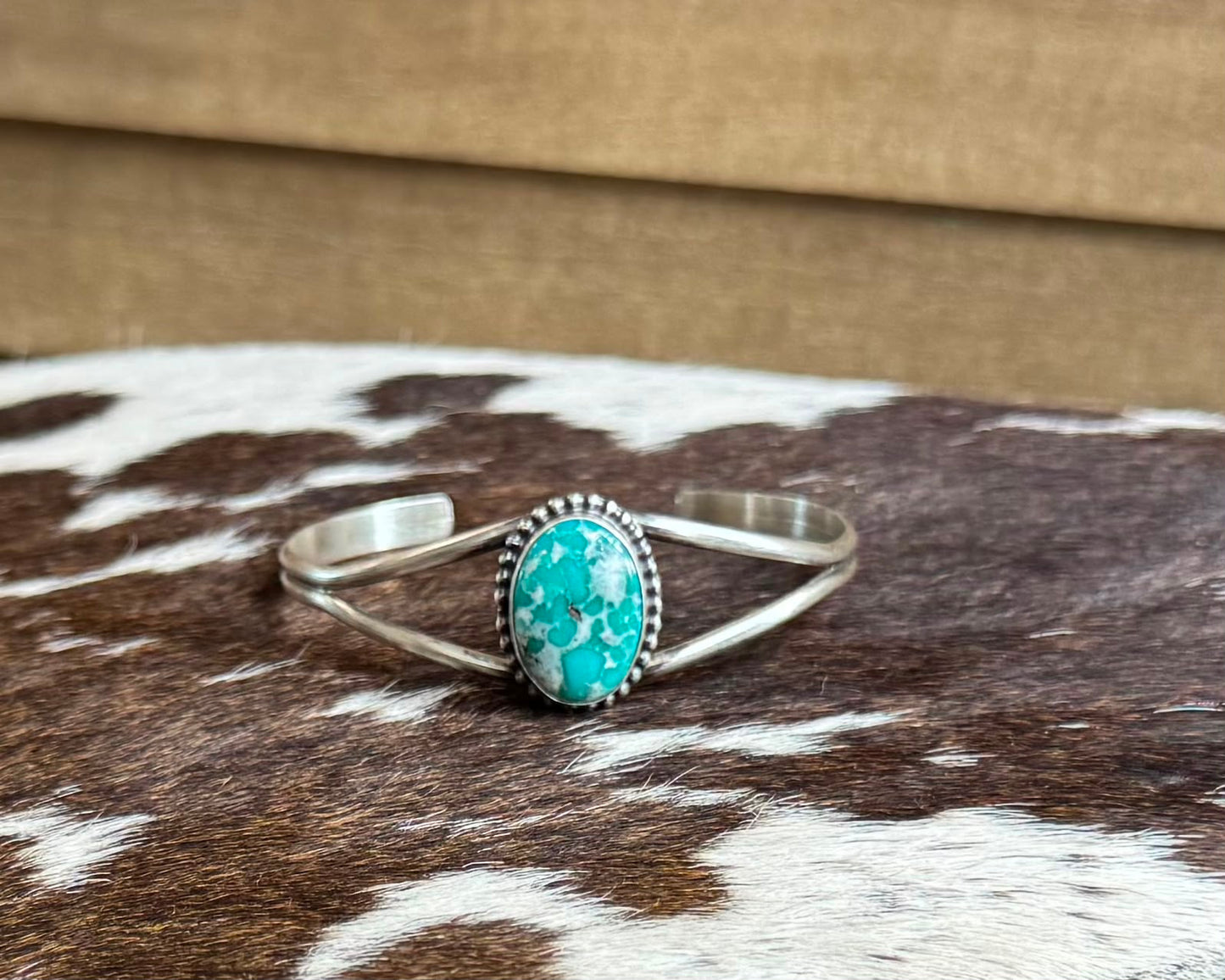 Single Stone White Water Cuff *Native