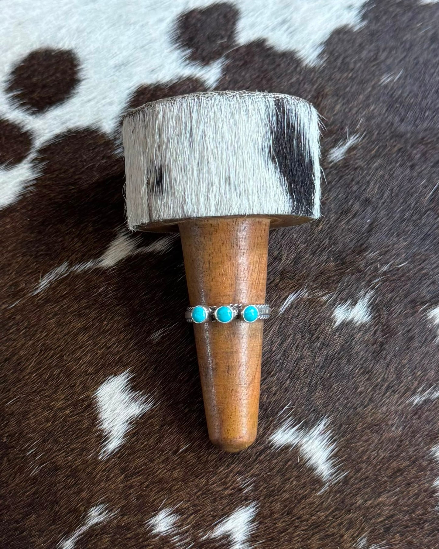 3 Stone Dainty Ring *Native