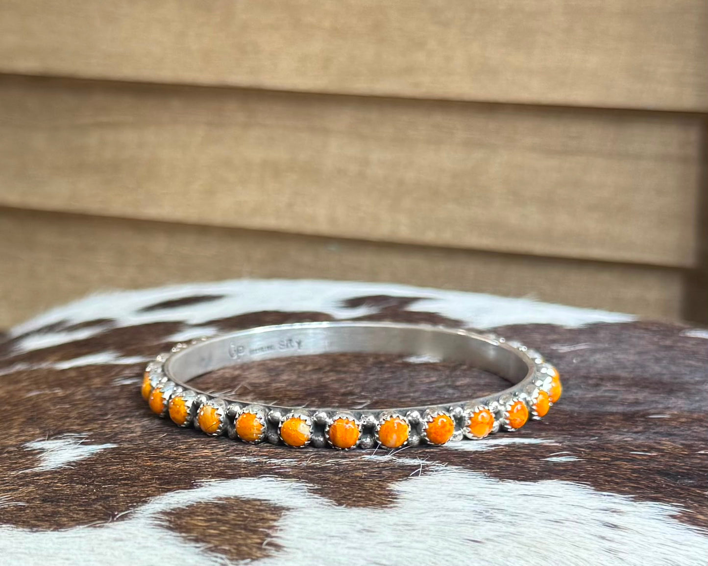 Orange Spiny Bangle *Native