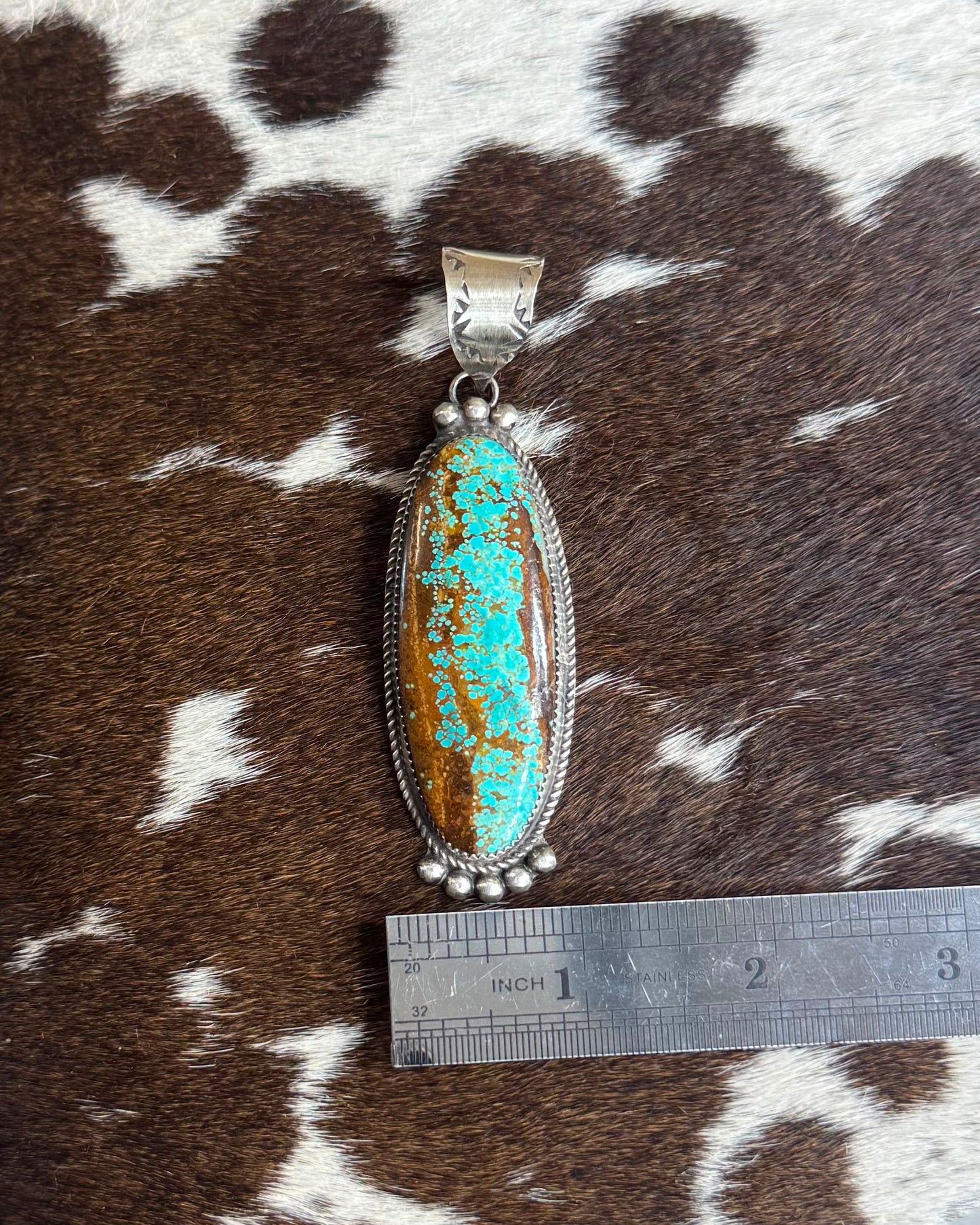 Elongated Oval #8 Pendant *Native