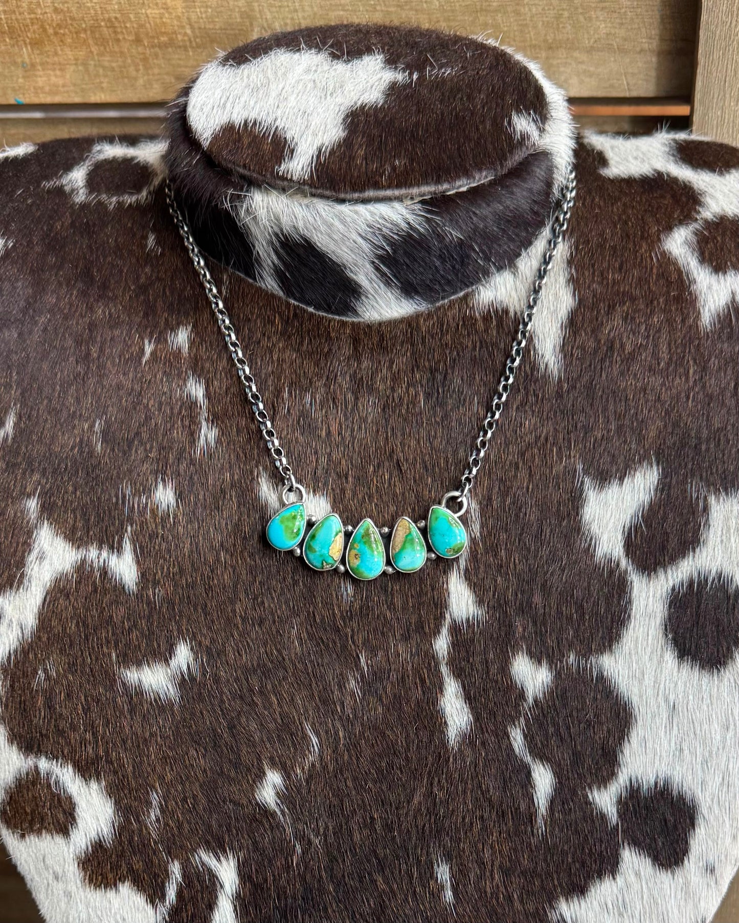 Sonoran 5 Stone Bar Necklace *Native