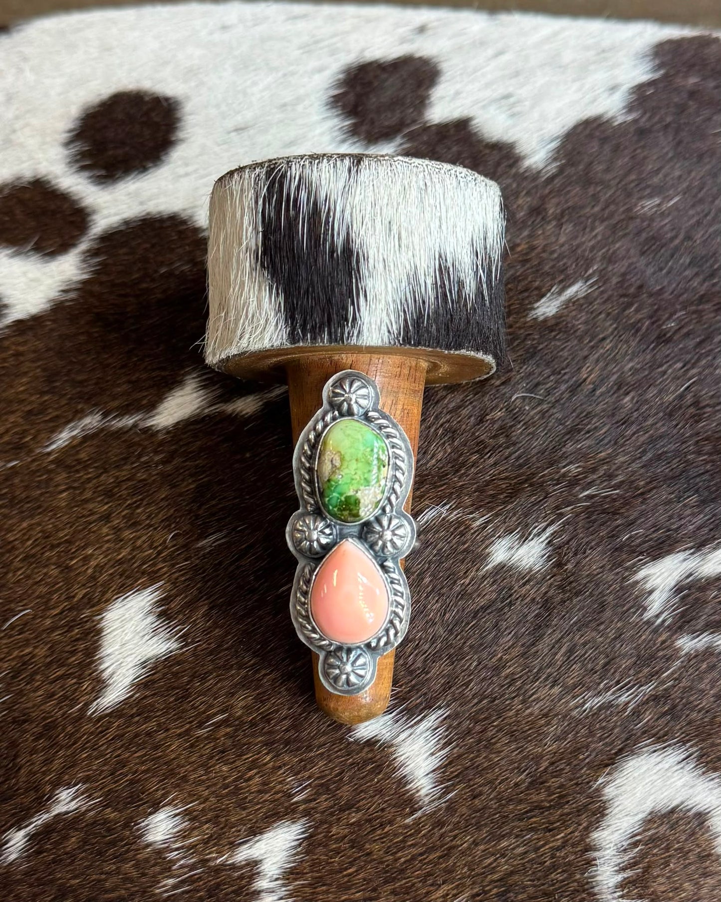 Sonoran & Pink Conch Ring *Native