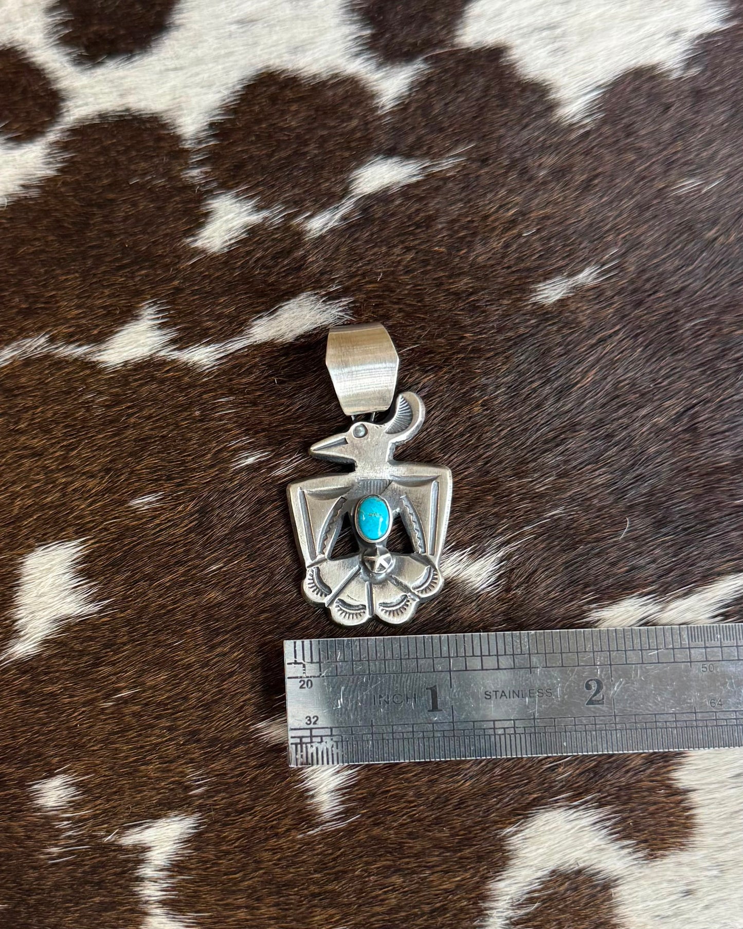 Thunderbird Turquoise Pendant *Native
