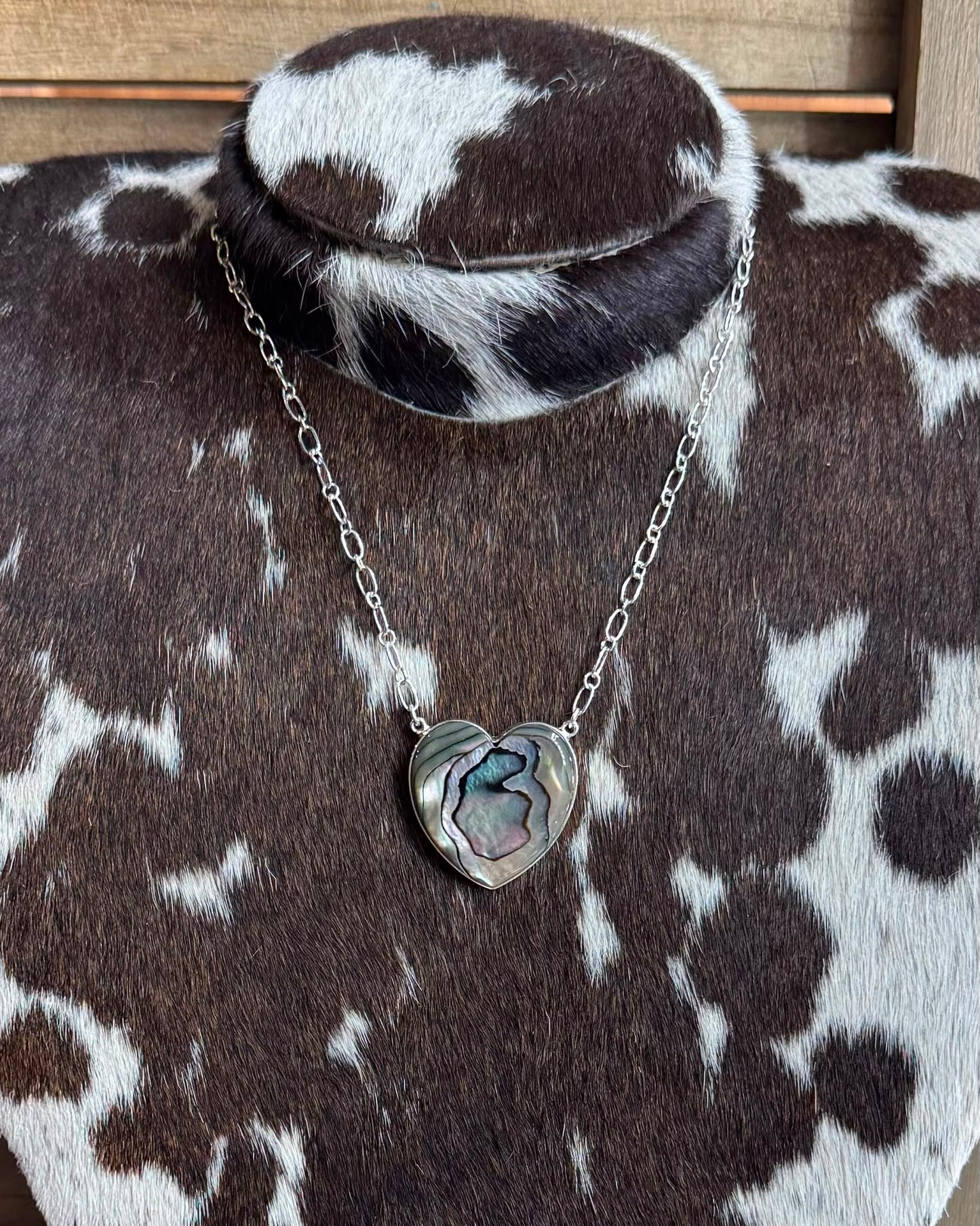 Abalone Heart Necklace *Native
