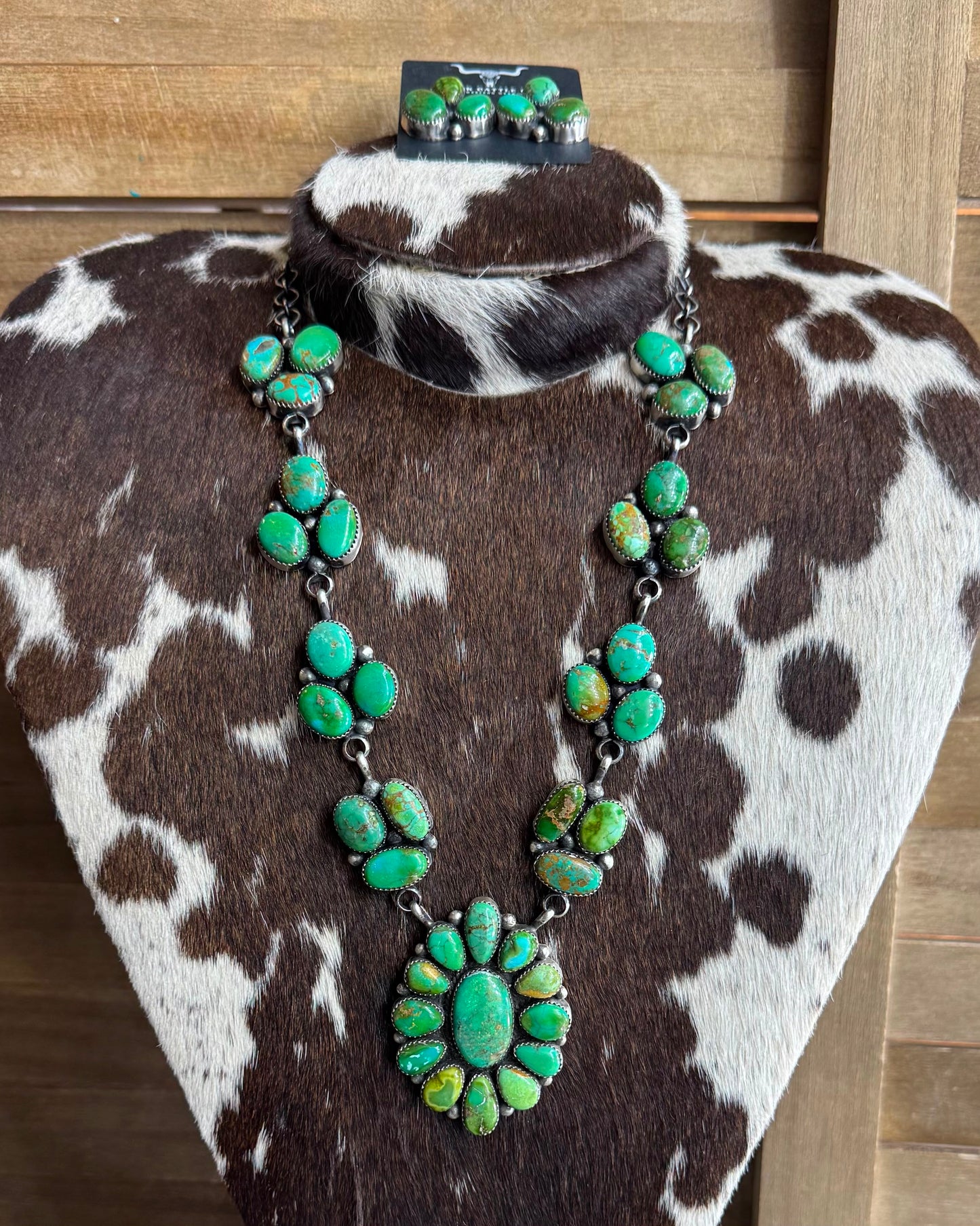 Cactus Moon Full Cluster Necklace Set *Native