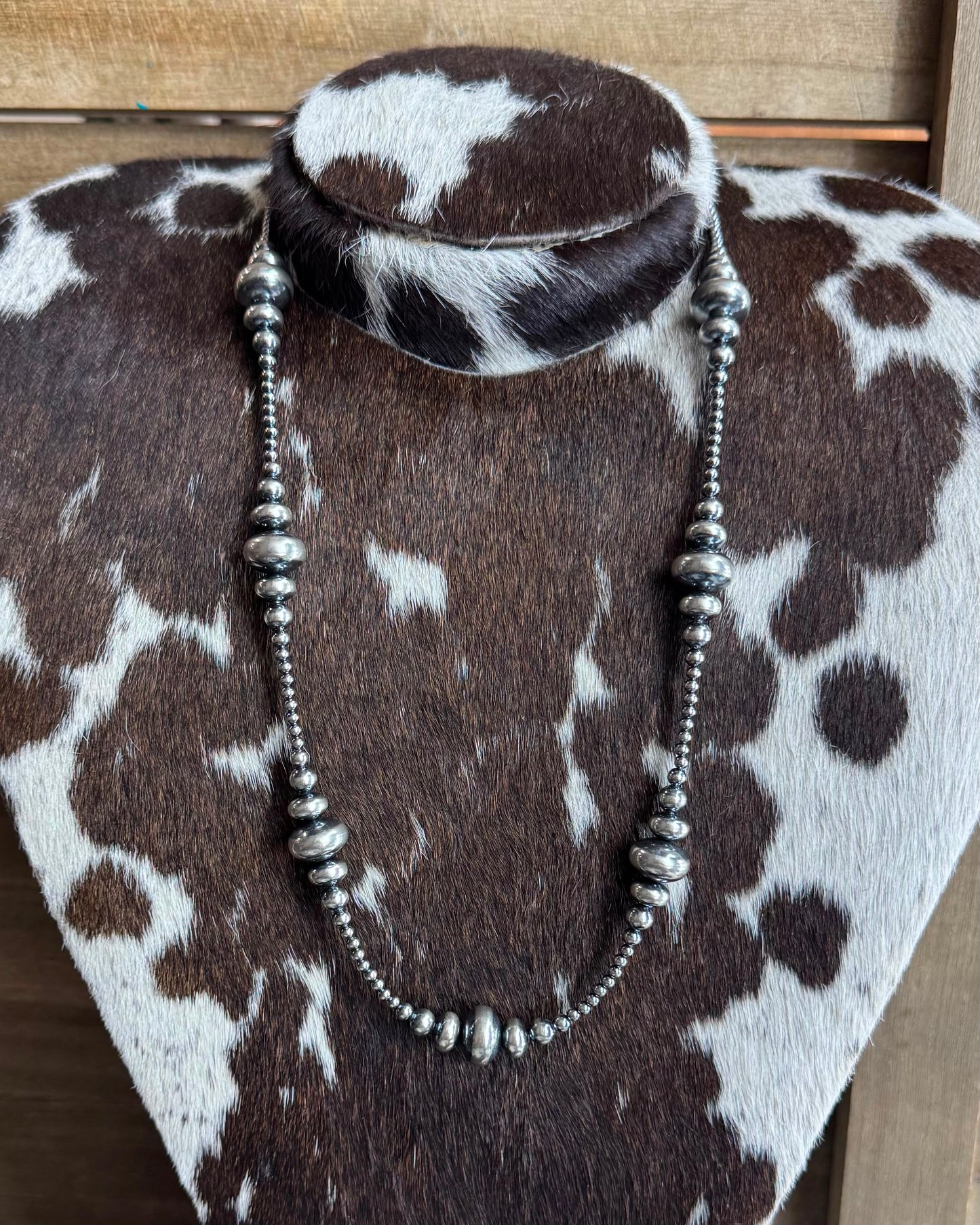 3-14mm Rondelle Pearl Necklace