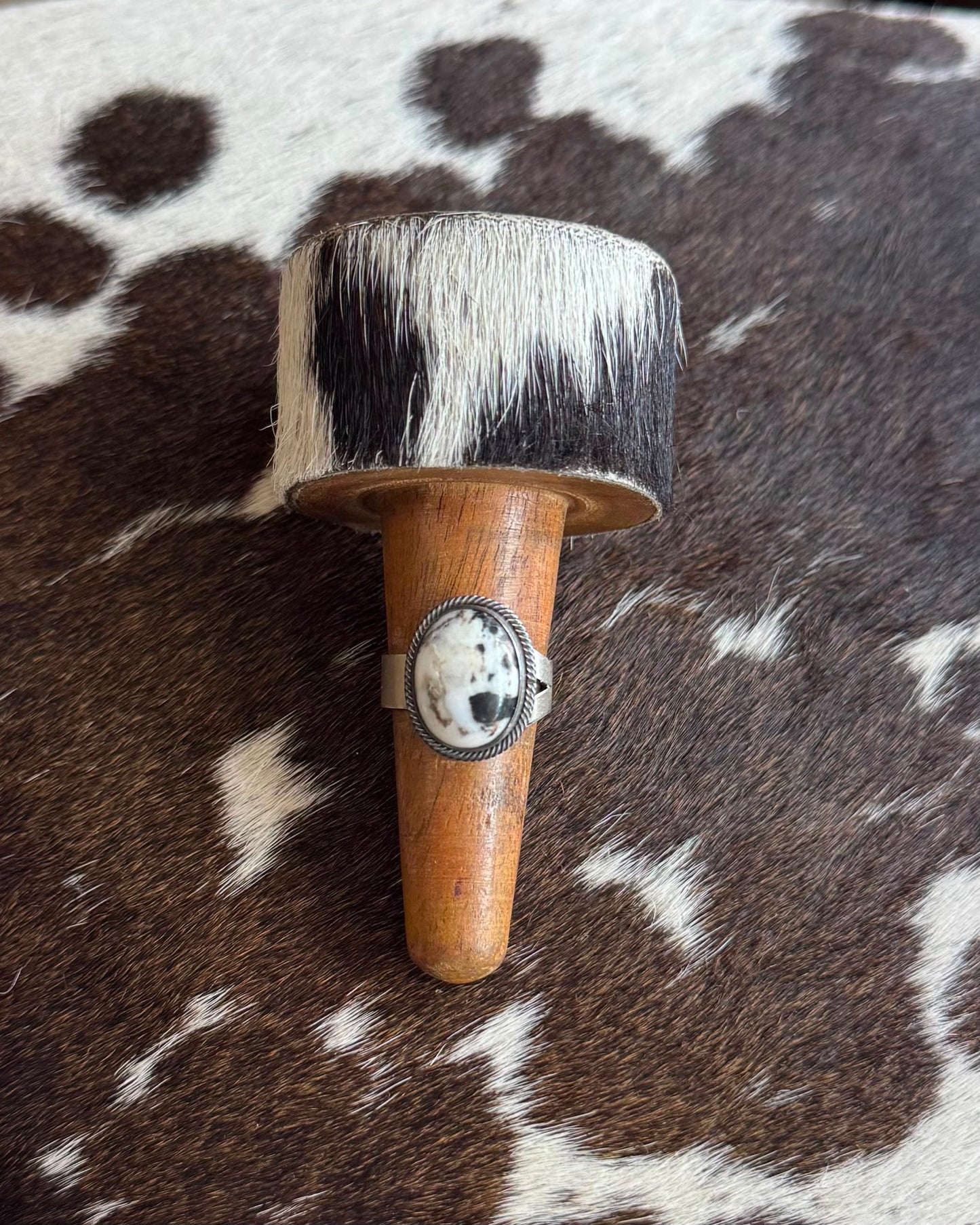 White Buffalo Simple Ring *Native