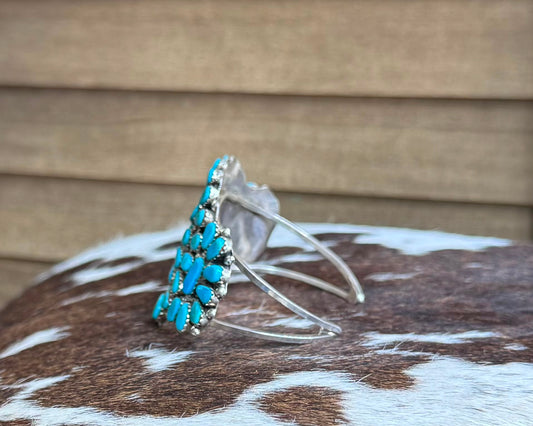 3 Stone Cluster Cuff *Native