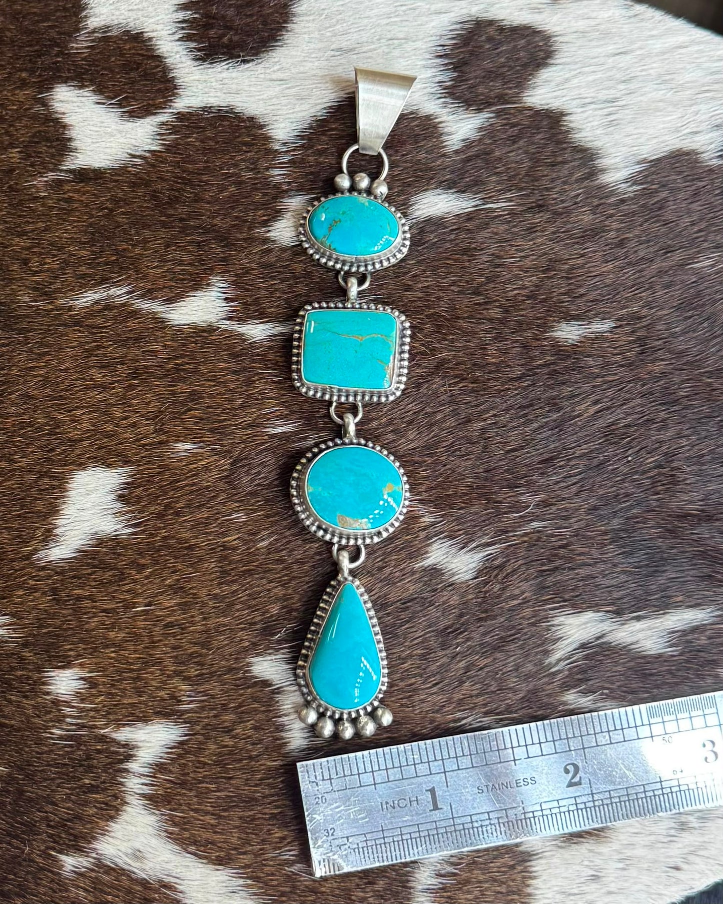 Kingman 5 Stone Drop Pendant *Native