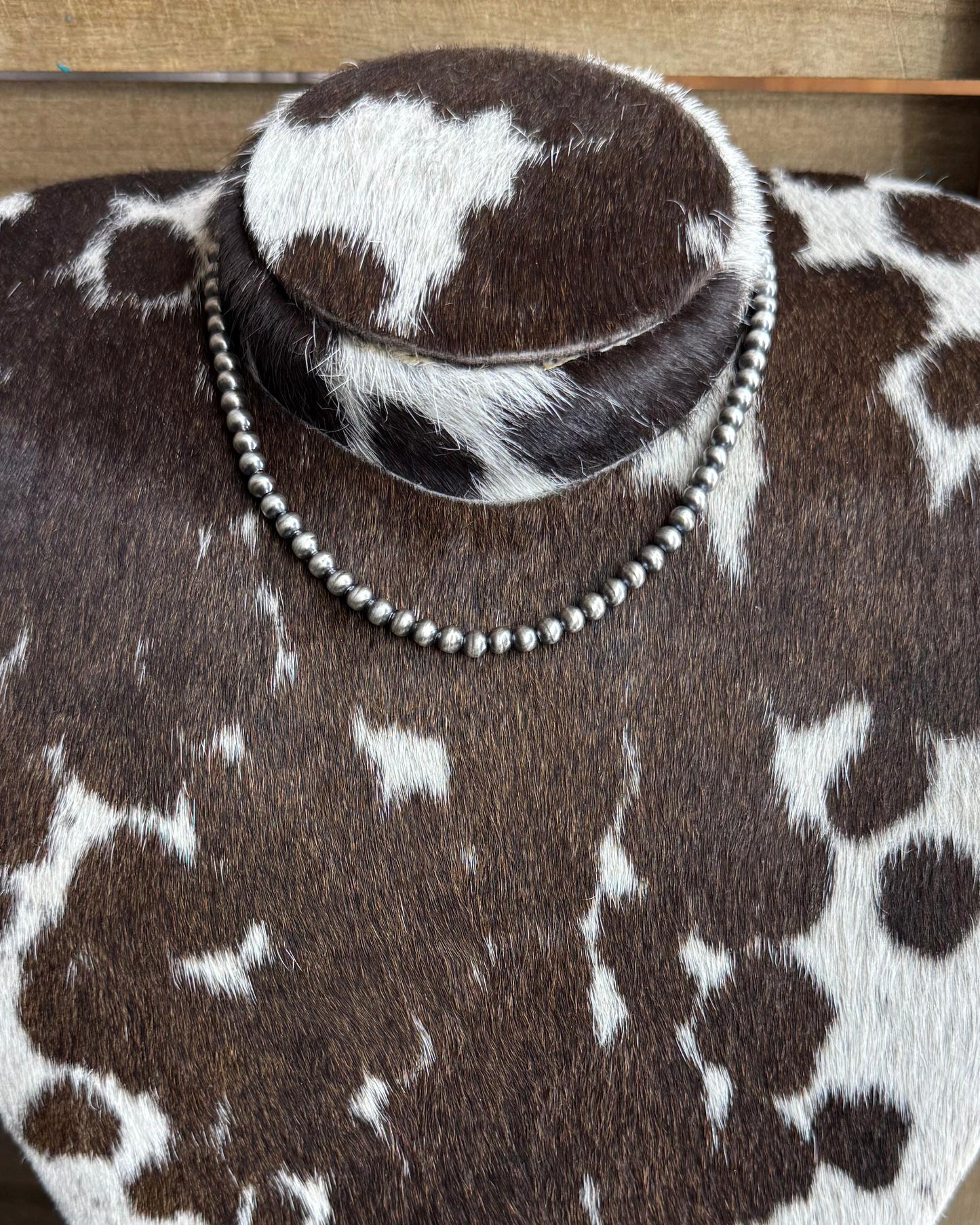 Handmade 5mm Sterling Pearl Necklace