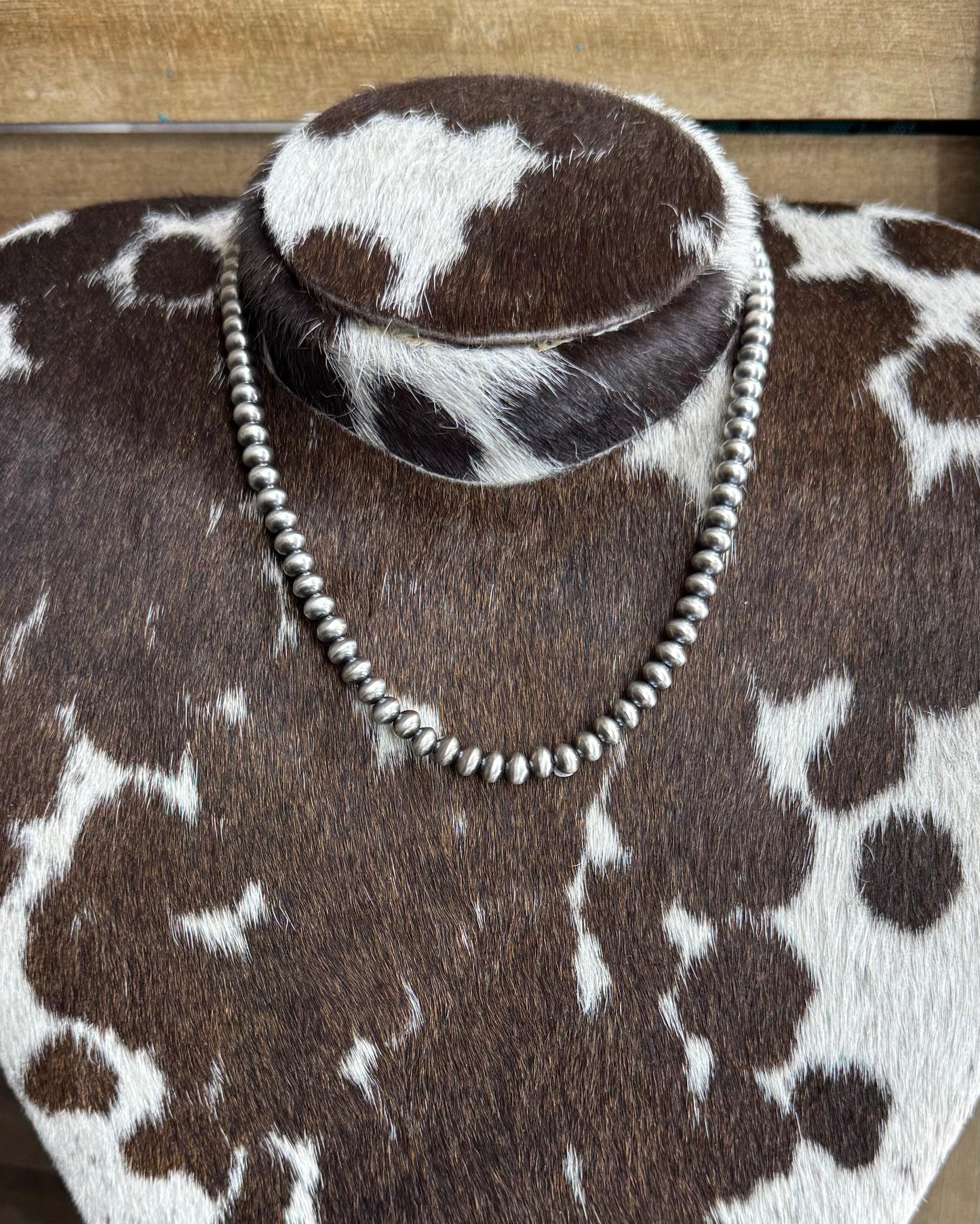 Handmade 6mm Sterling Pearl Necklace