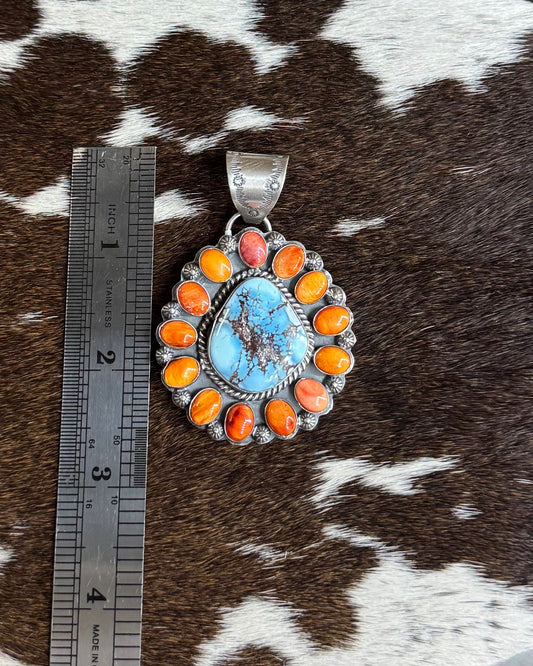 Spiny & Golden Hills Cluster Pendant *Native