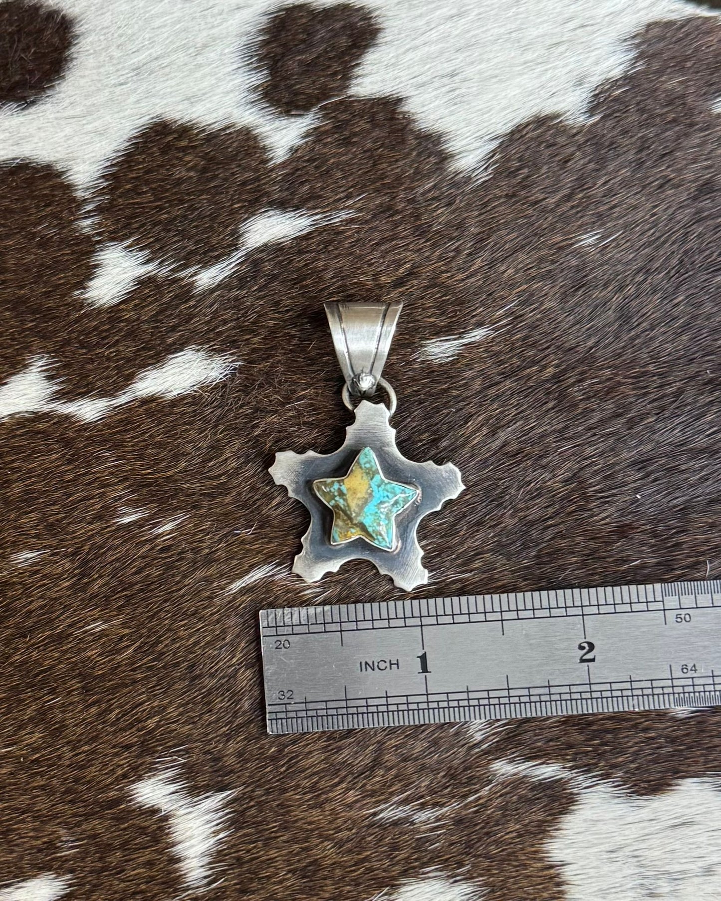 Turquoise Star Pendant *Native